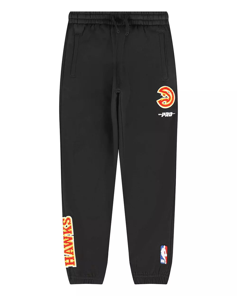 Pro Standard Little Boys' NBA Atlanta Hawks Classic Fleece Sweatpants - Black - BLACK
