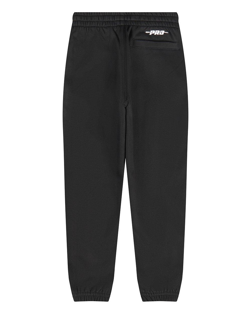 Pro Standard Little Boys' NBA Atlanta Hawks Classic Fleece Sweatpants - Black - BLACK Thumbnail View 2