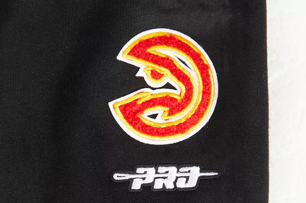 Pro Standard Little Boys' NBA Atlanta Hawks Classic Fleece Sweatpants -Black - BLACK