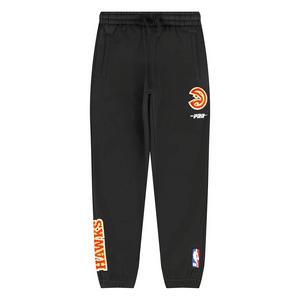 Pro Standard Little Boys' NBA Atlanta Hawks Classic Fleece Sweatpants -Black