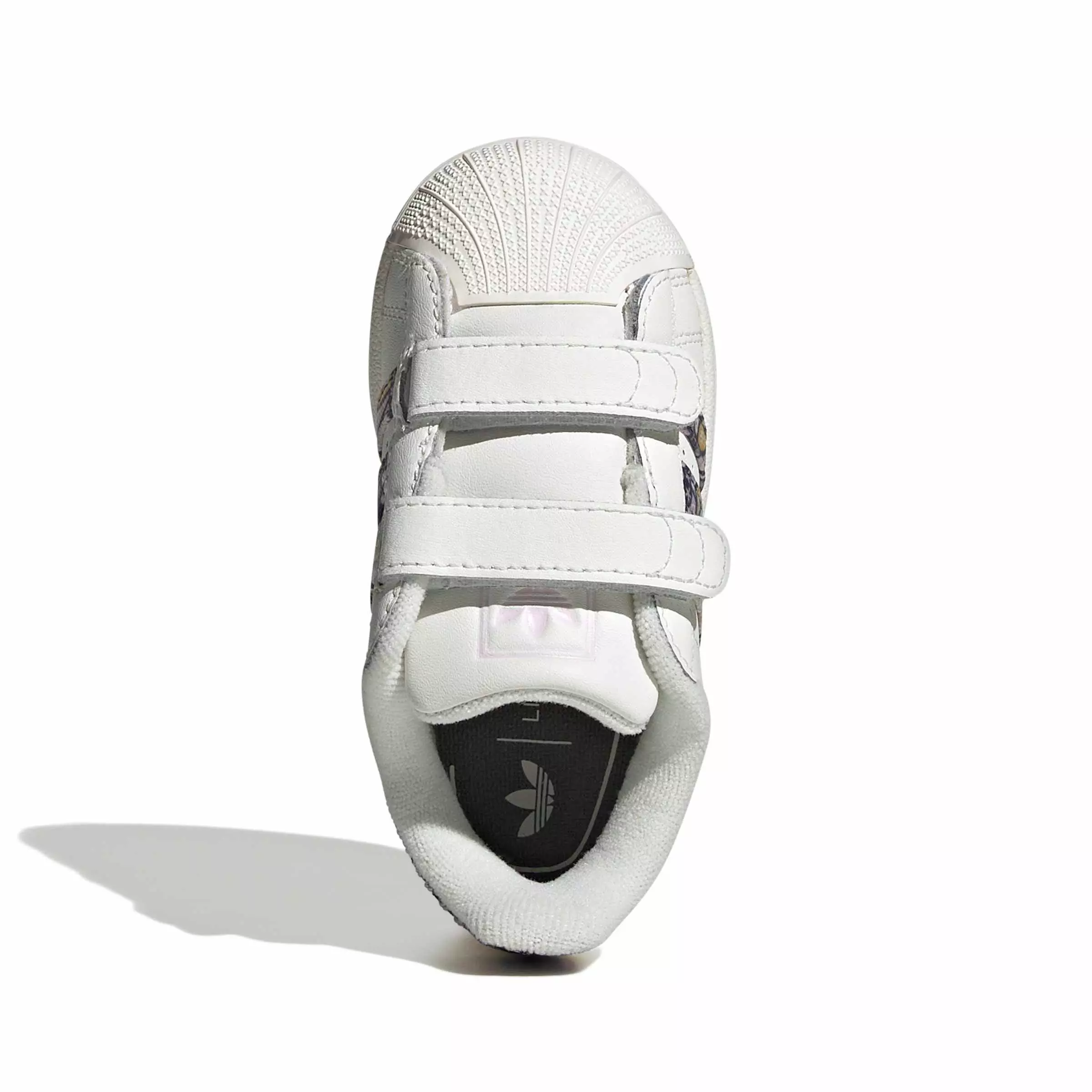 adidas Originals Liberty London Superstar II CC "Core White/Orchid Fusion/Gum 1" Infant Girls' Shoe - WHITE/ORCHID/GUM