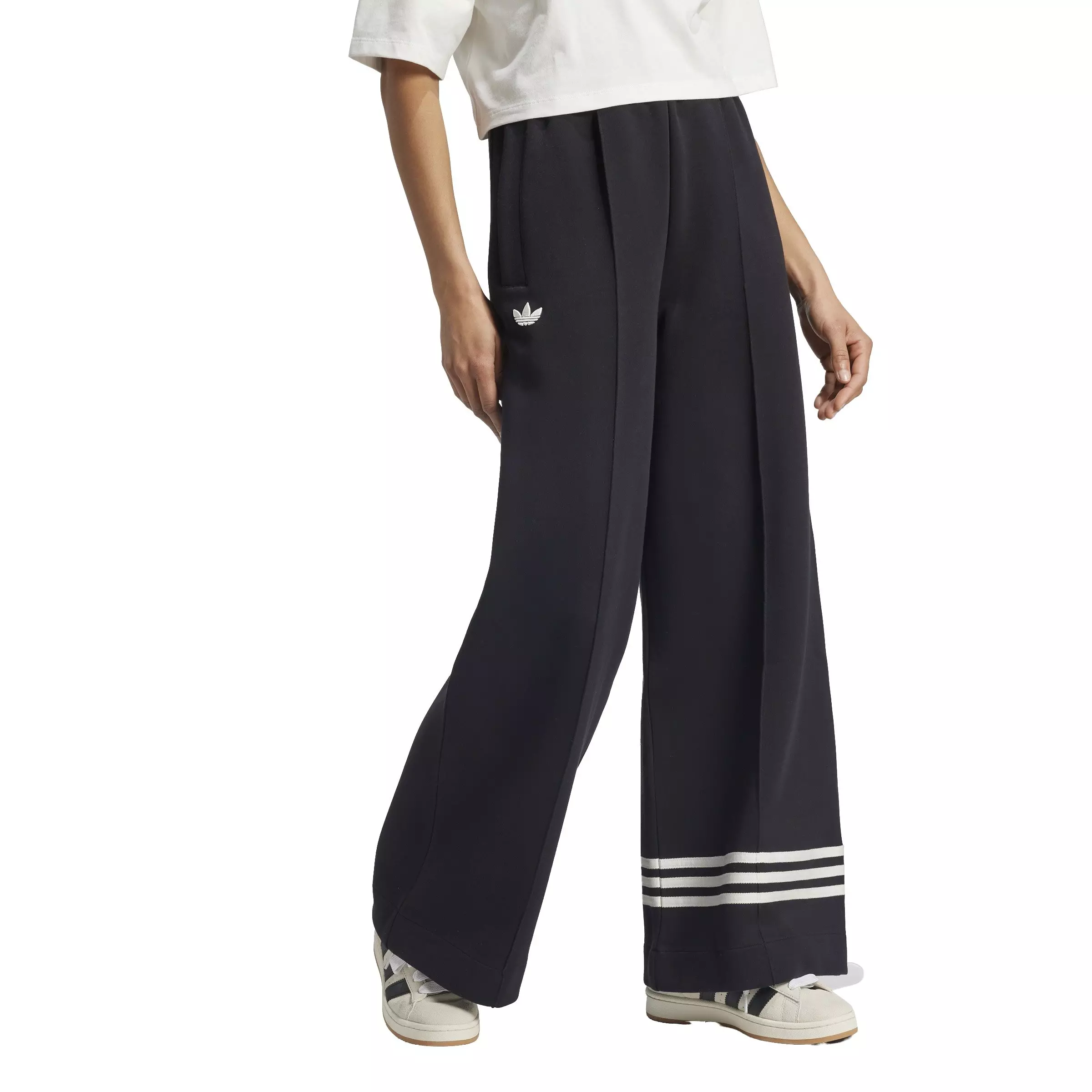 adidas Originals Women's Adicolor Neuclassics Track Tracksuit Bottoms-Black - BLACK