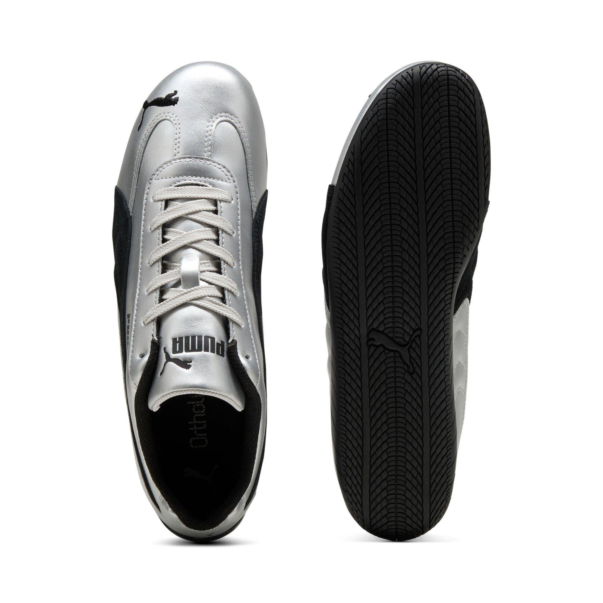 PUMA Speedcat Metallic "PUMA Silver/PUMA Black" Men's Shoe - SILVER/BLACK Thumbnail View 4