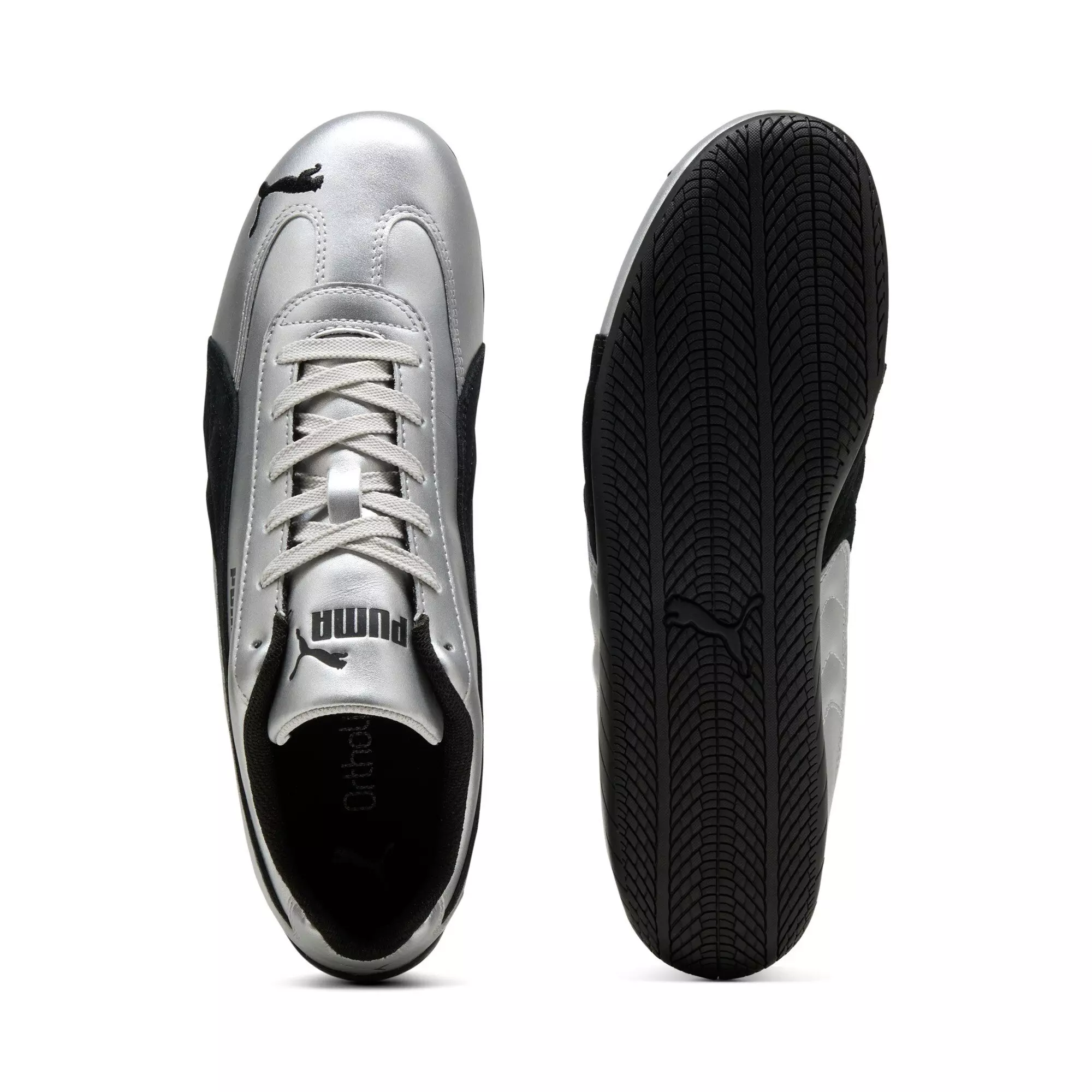 PUMA Speedcat Metallic "PUMA Silver/PUMA Black" Men's Shoe - SILVER/BLACK