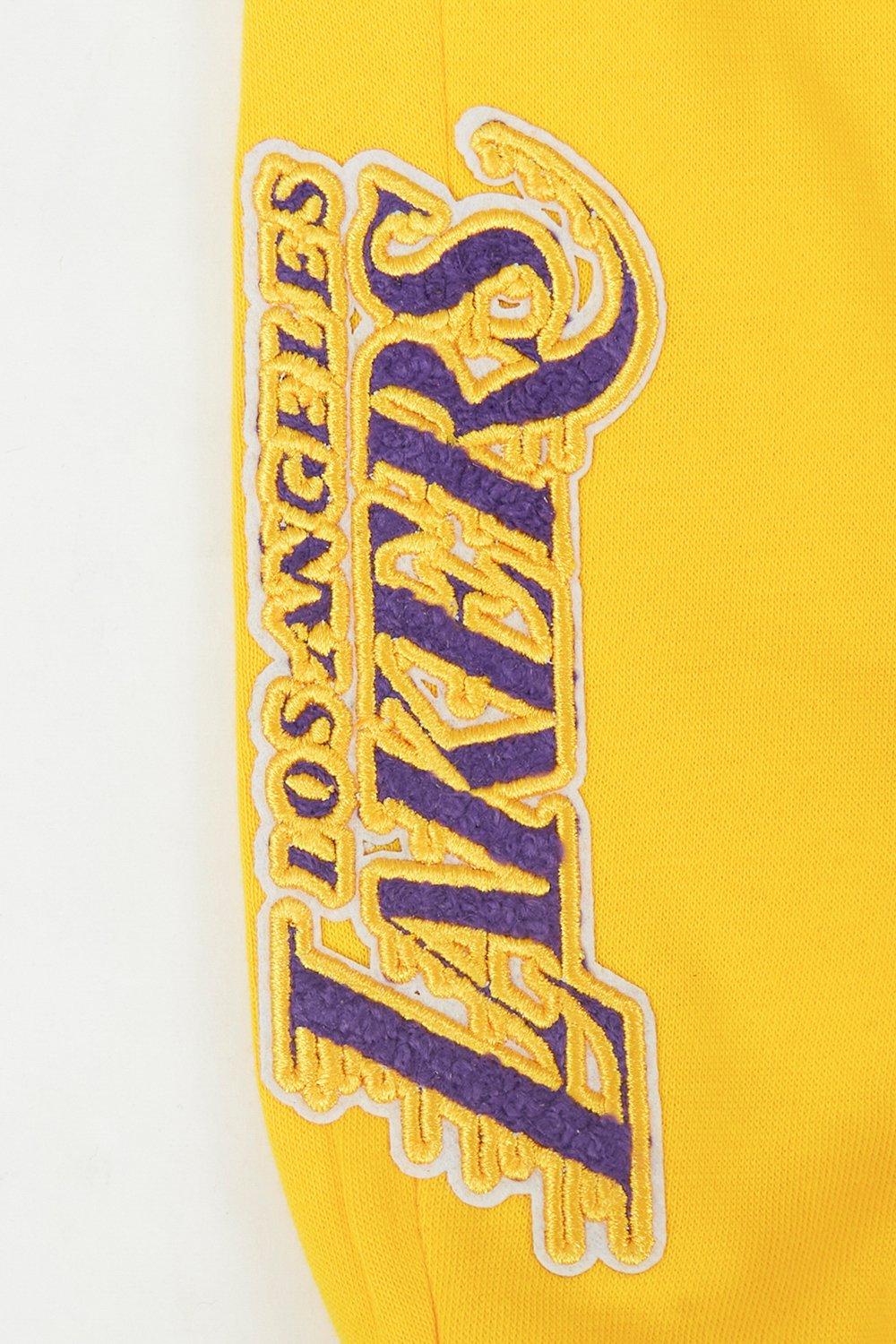 Pro Standard Little Boys' NBA Los Angeles Lakers Classic Fleece​ Sweatpants -Yellow - YELLOW Thumbnail View 3
