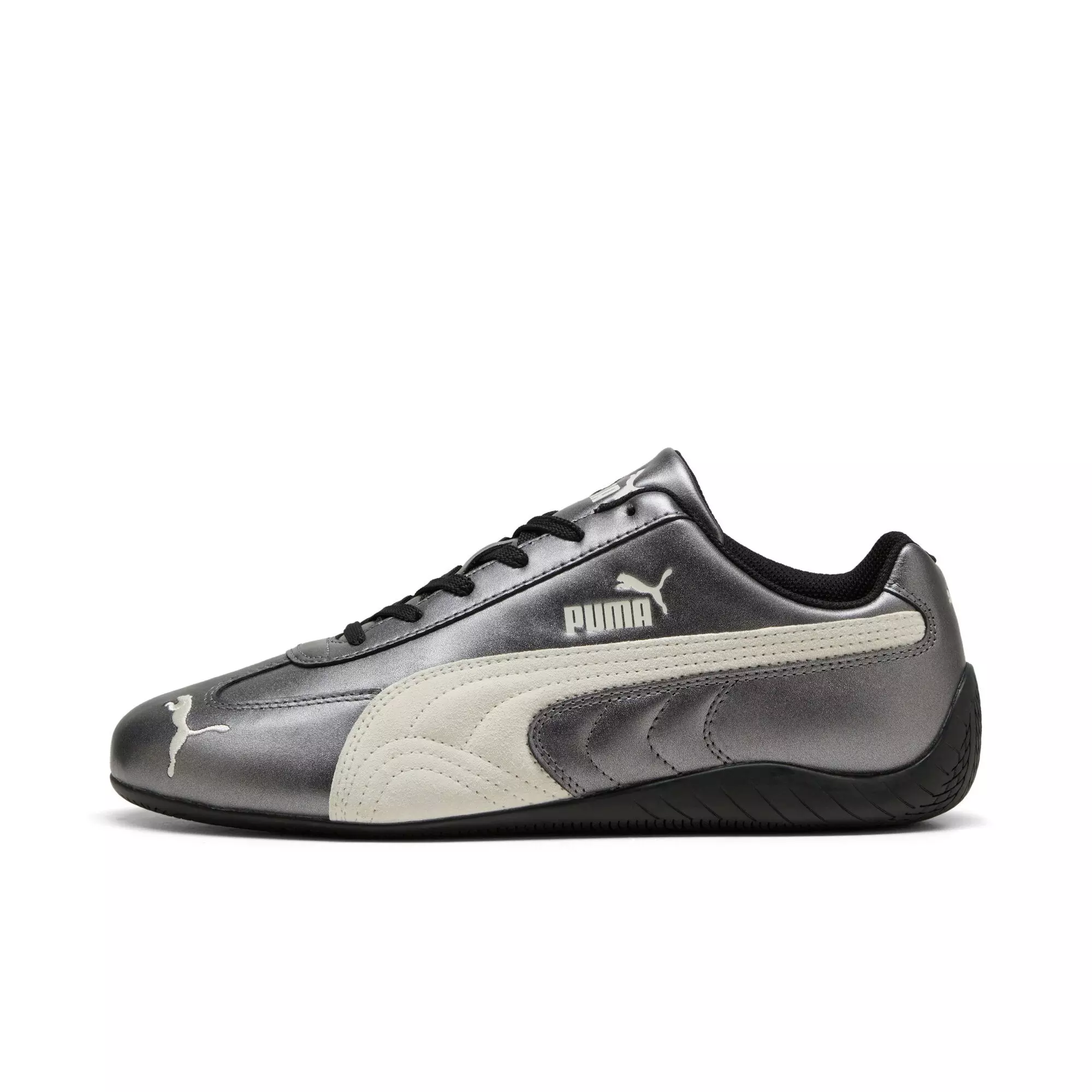 PUMA Speedcat Metallic "PUMA Black/Warm White" Men's Shoe - BLACK/WHITE