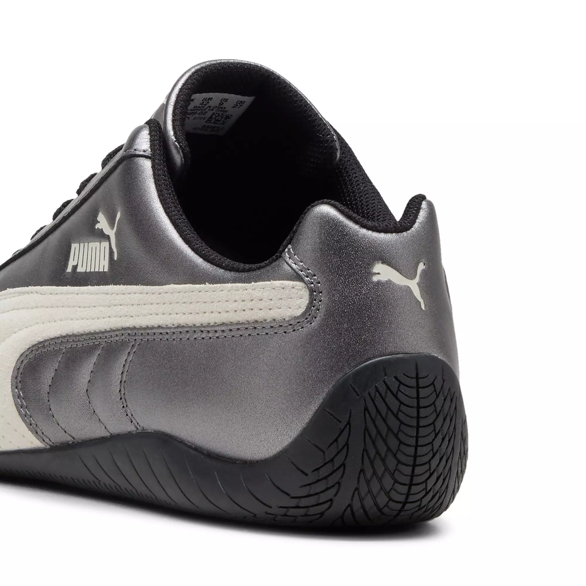 PUMA Speedcat Metallic "PUMA Black/Warm White" Men's Shoe - BLACK/WHITE