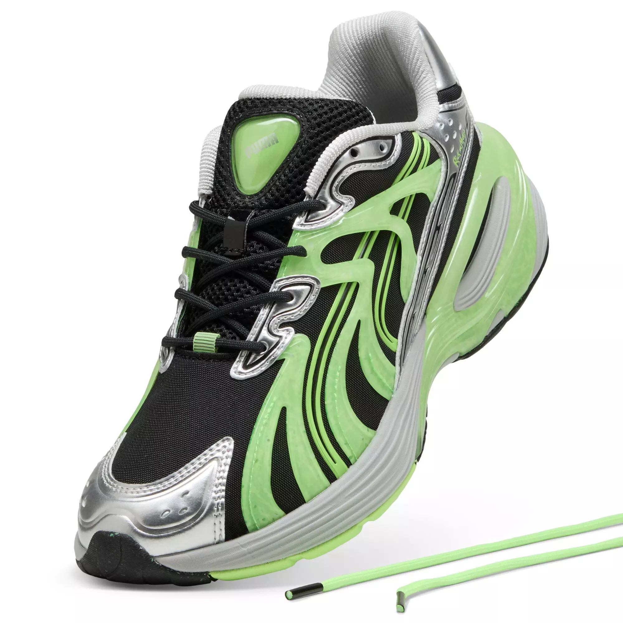 PUMA Inverse "Rick and Morty" Men's Shoe - BLACK/GREEN