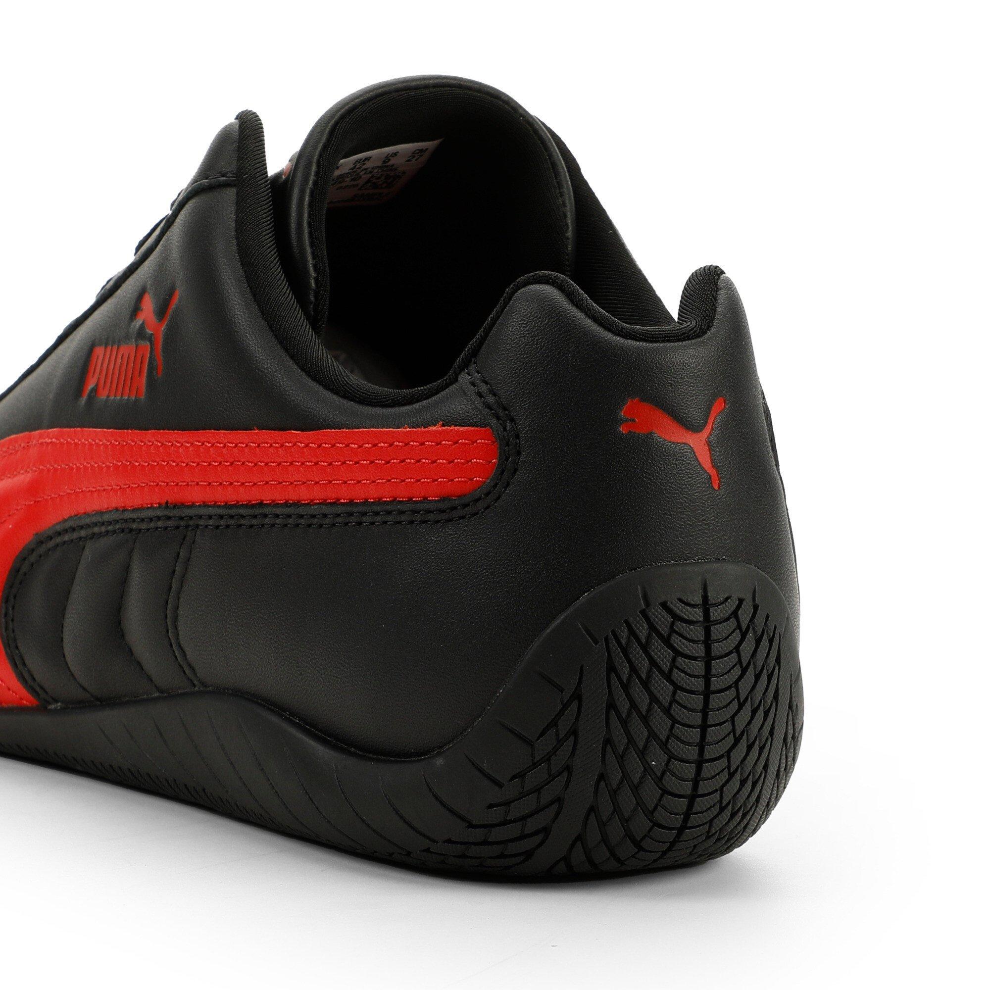PUMA Speedcat Full Leather "Black/Red" Men's Shoe - BLACK/RED Thumbnail View 5