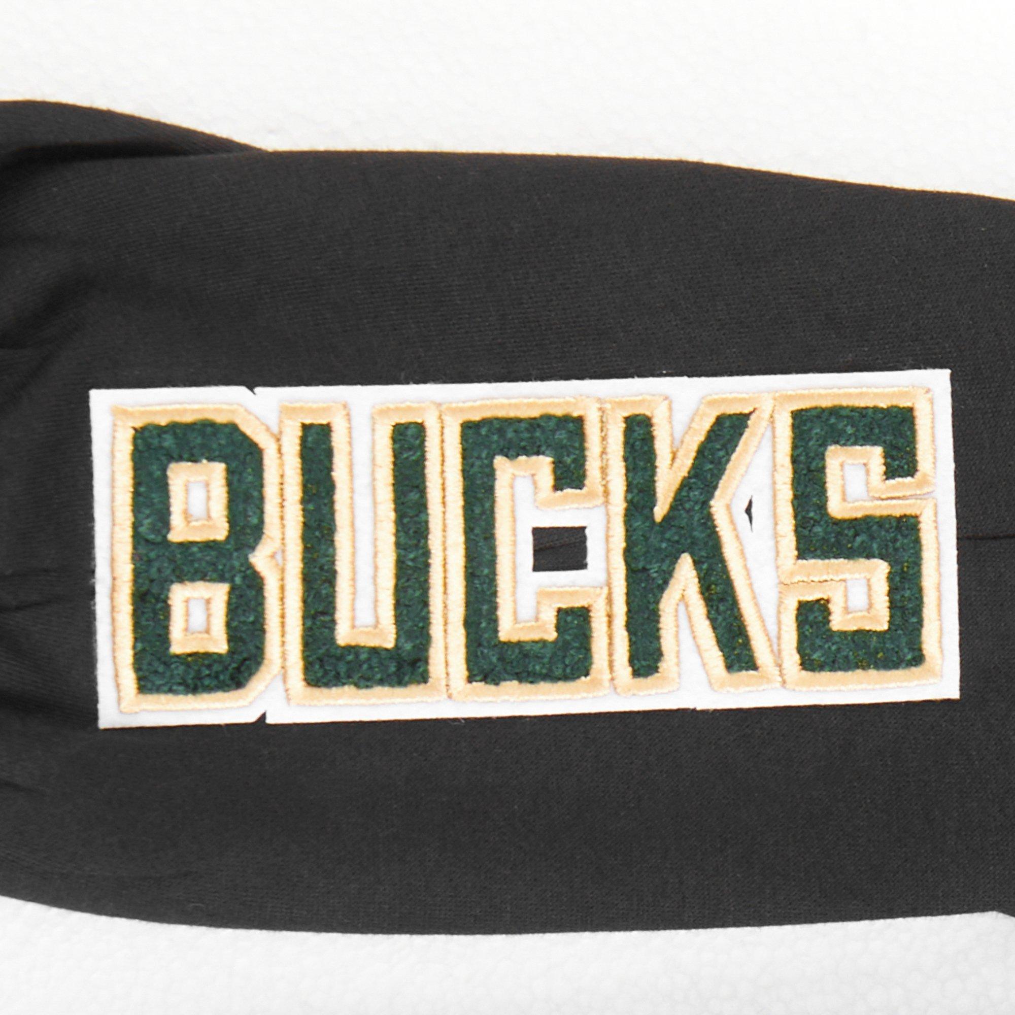 Pro Standard Little Boys' NBA Milwaukee Bucks Classic Fleece Sweatpants - Black - BLACK Thumbnail View 4