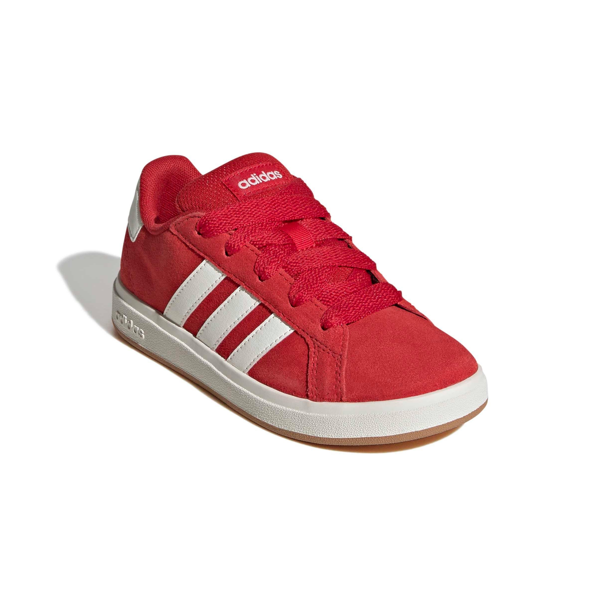 adidas Grand Court 00s "Better Scarlet/Off White/Better Scarlet" Preschool Boys' Shoe - SCARLET/OFF WHITE/SCARLET