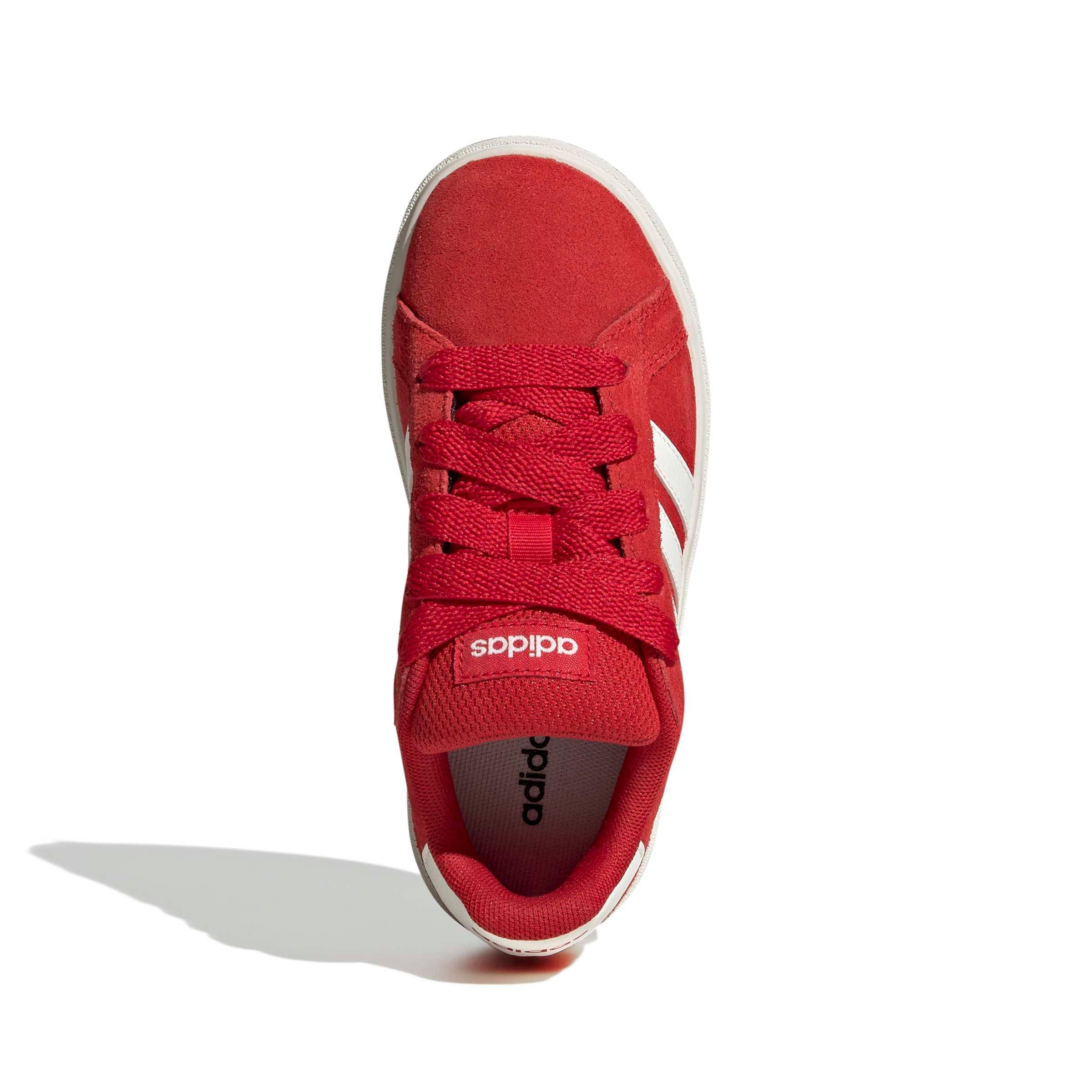 adidas Grand Court 00s "Better Scarlet/Off White/Better Scarlet" Preschool Boys' Shoe - SCARLET/OFF WHITE/SCARLET