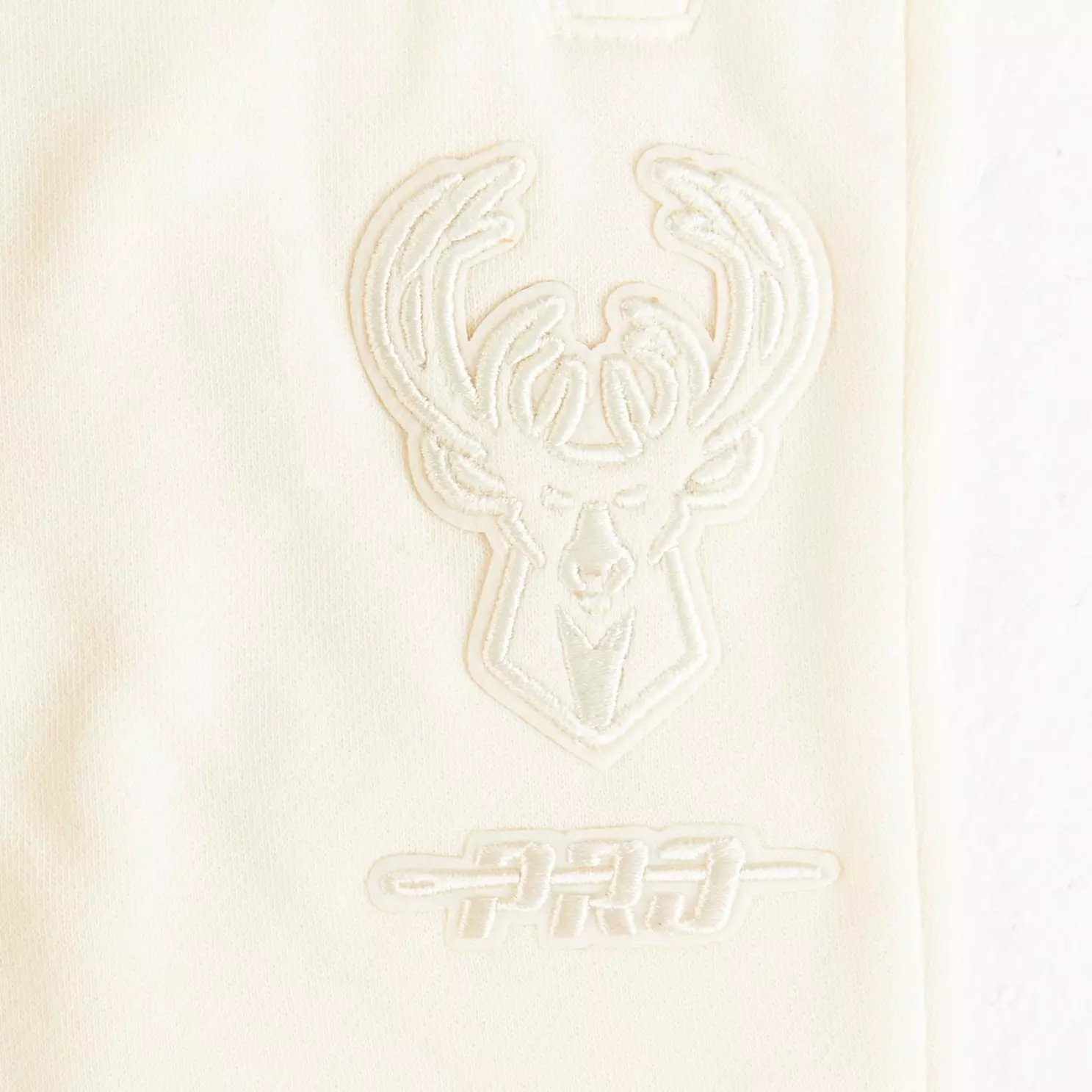 Pro Standard Little Boys' NBA Milwaukee Bucks Neutral Fleece Sweatpants - Cream - CREAM