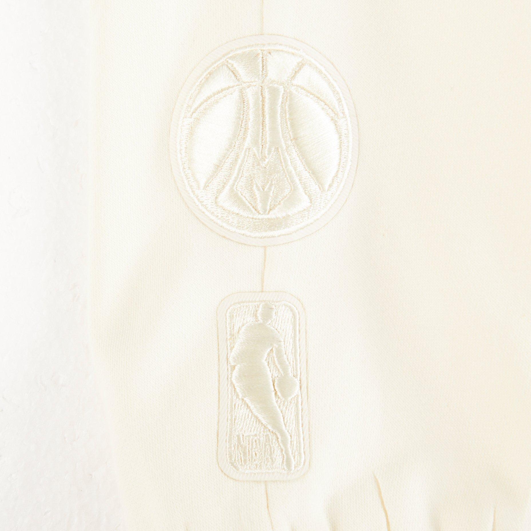 Pro Standard Little Boys' NBA Milwaukee Bucks Neutral Fleece Sweatpants -Cream - CREAM Thumbnail View 4