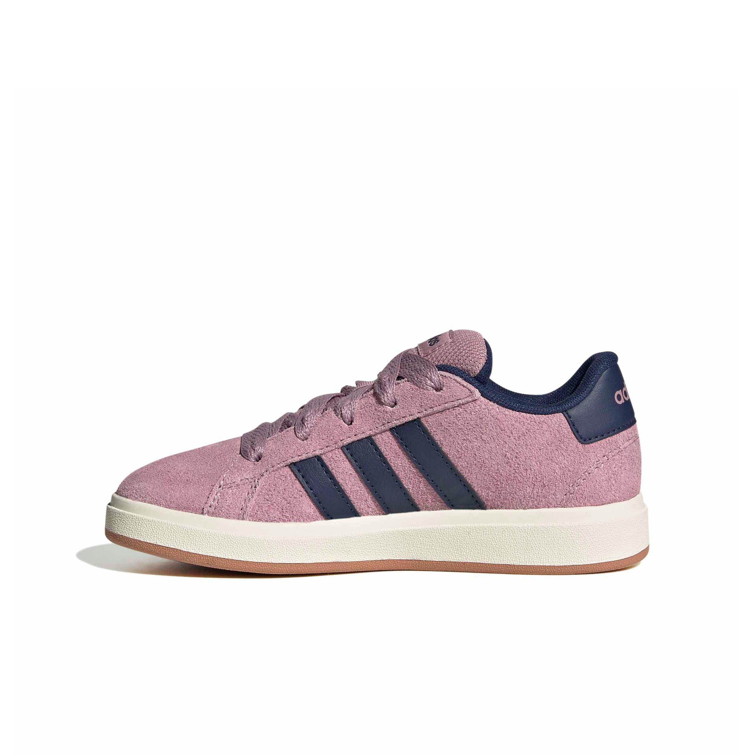 adidas Grand Court 00s "Magic Mauve/Night Indigo/Magic Mauve" Preschool Girls' Shoe - MAUVE/INDIGO/MAUVE