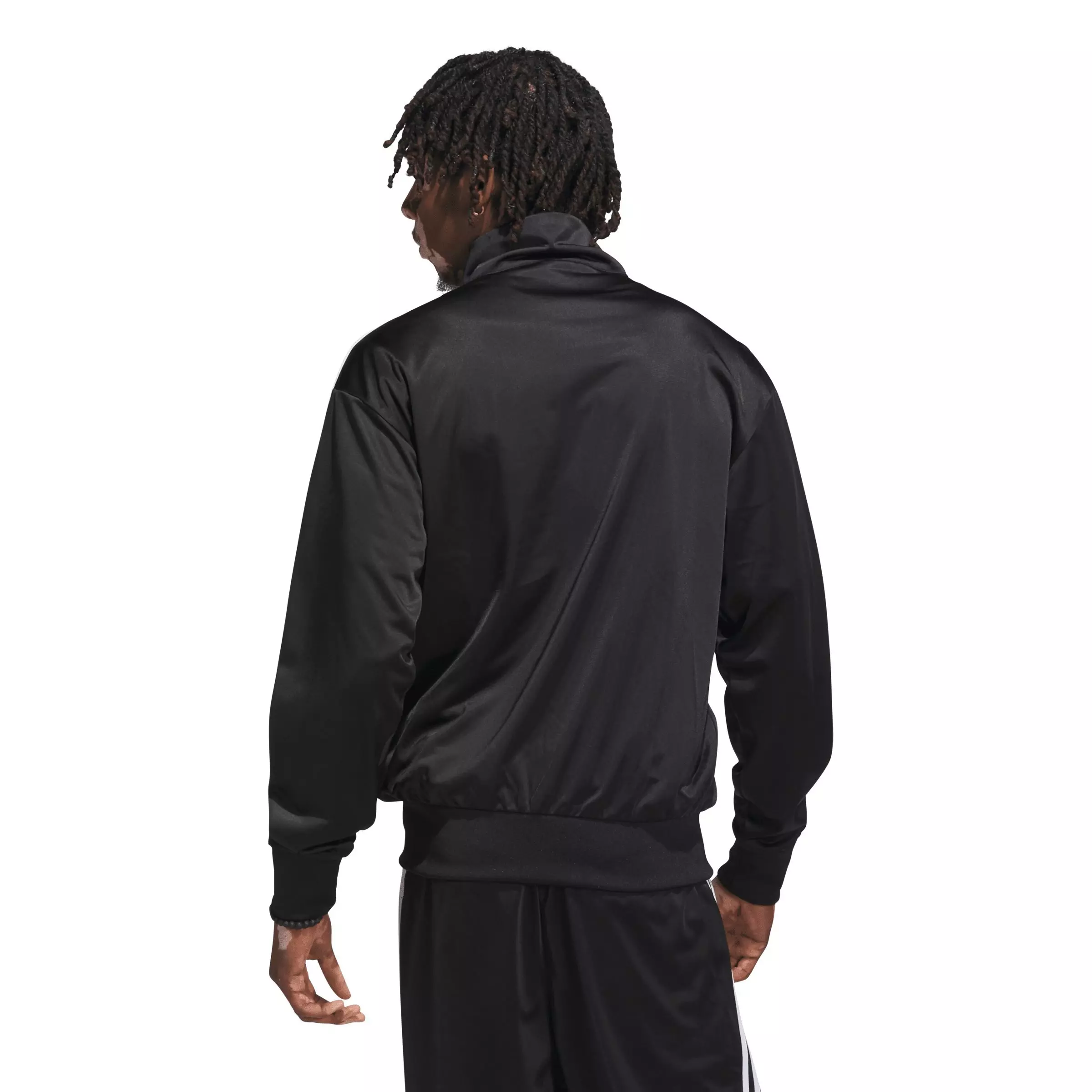 adidas Originals Men's Adicolor Classics Firebird Tracktop- Black - BLACK