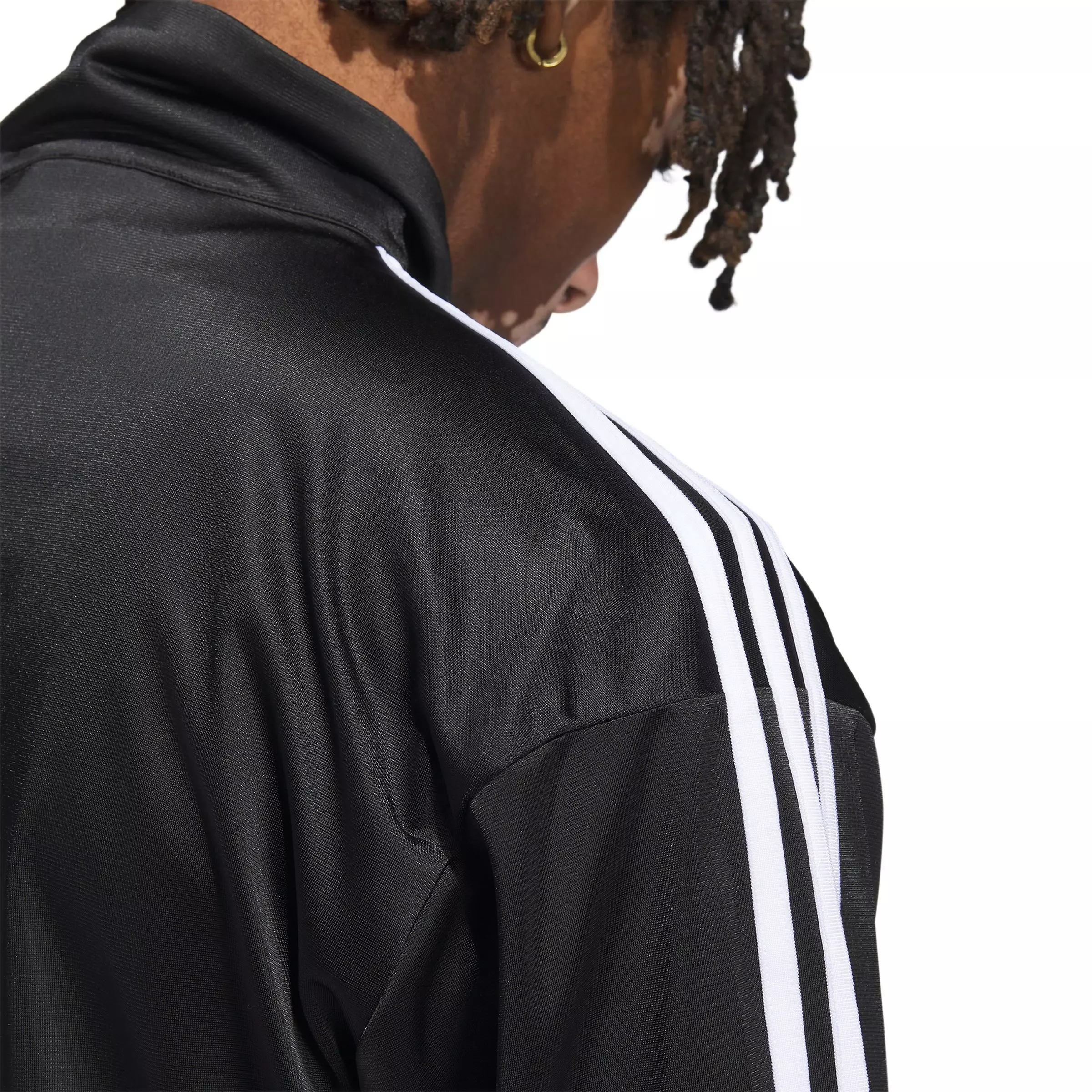 adidas Originals Men's Adicolor Classics Firebird Tracktop- Black - BLACK