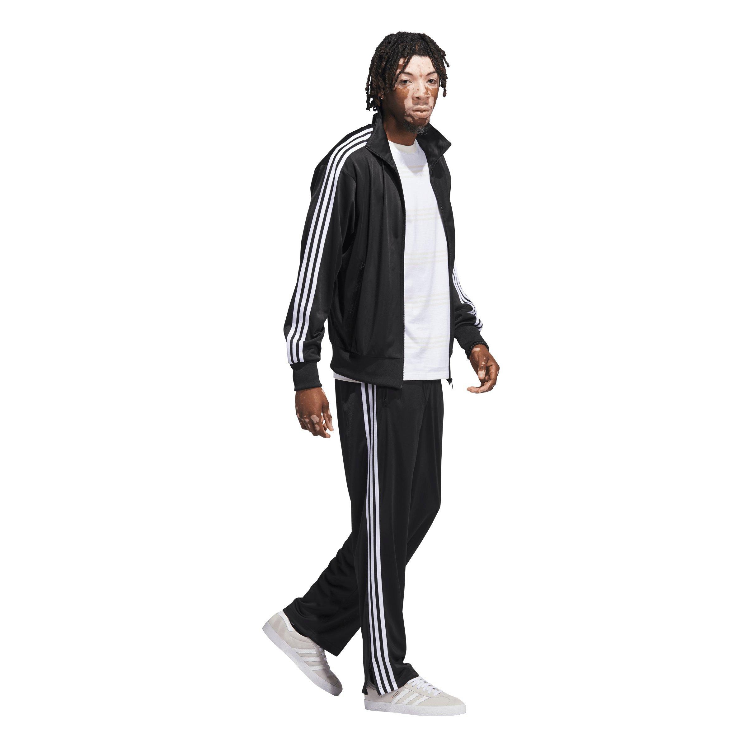 adidas Originals Men's Adicolor Classics Firebird Tracktop- Black - BLACK Thumbnail View 5