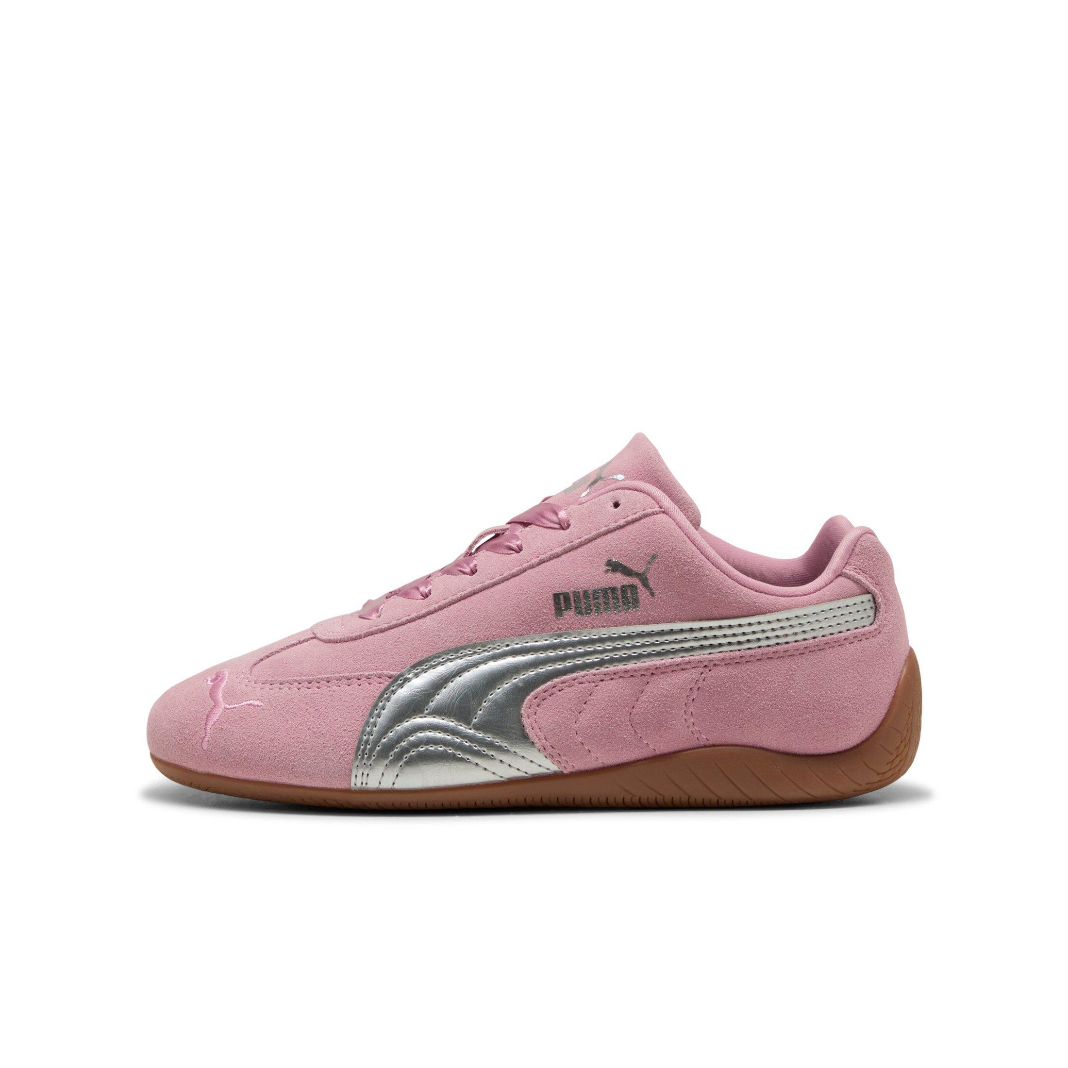 PUMA Speedcat Metallic Grade School Girls' "Poised Pink/PUMA Silver" Shoe