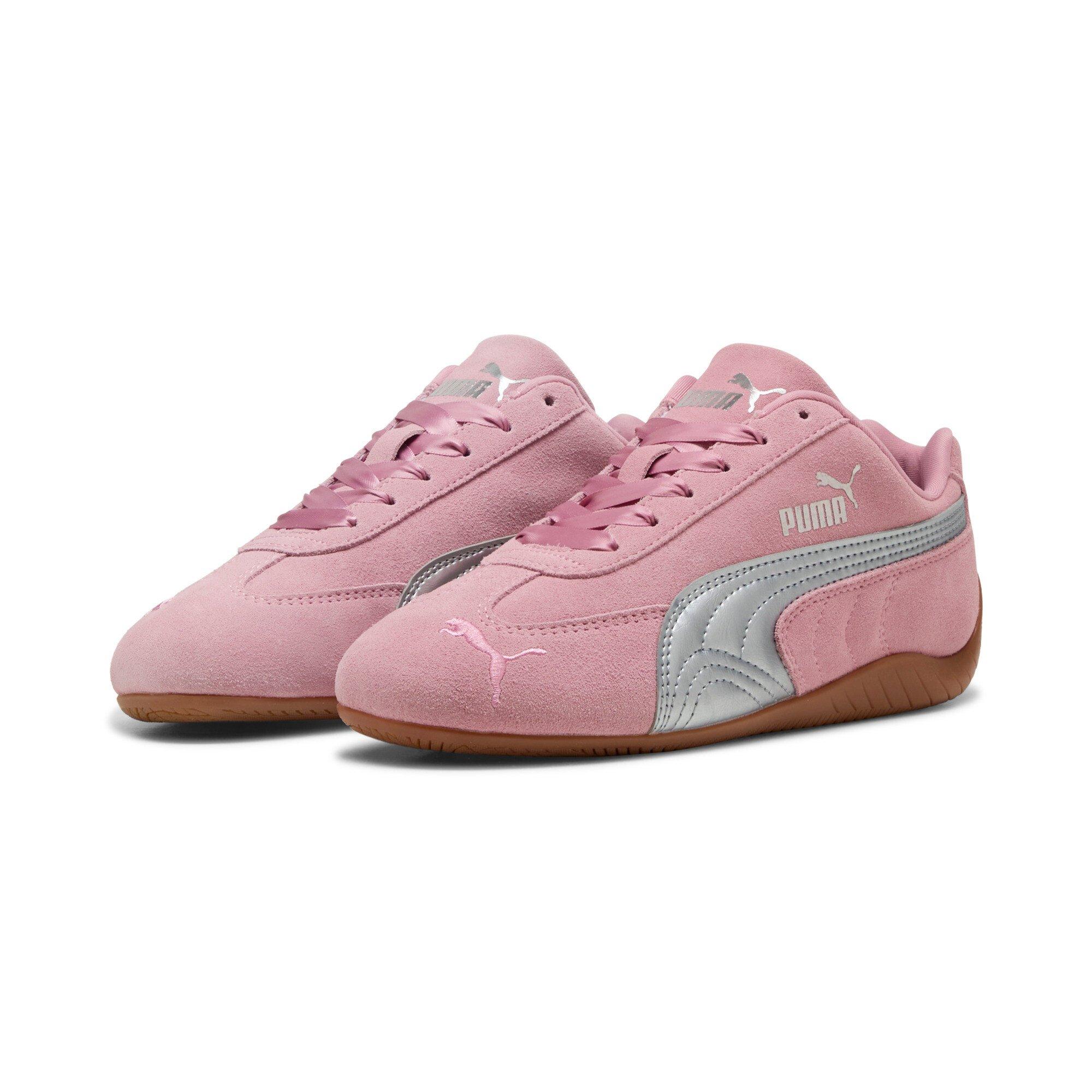 PUMA Speedcat Metallic Grade School Girls' "Poised Pink/PUMA Silver" Shoe