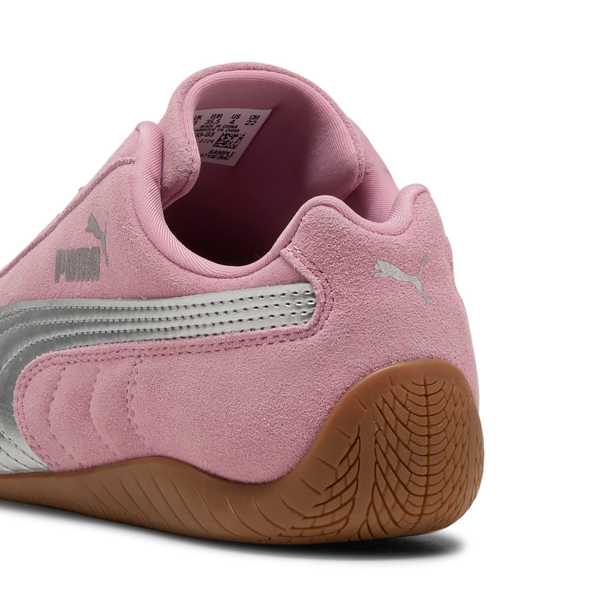 PUMA Speedcat Metallic Grade School Girls' "Poised Pink/PUMA Silver" Shoe