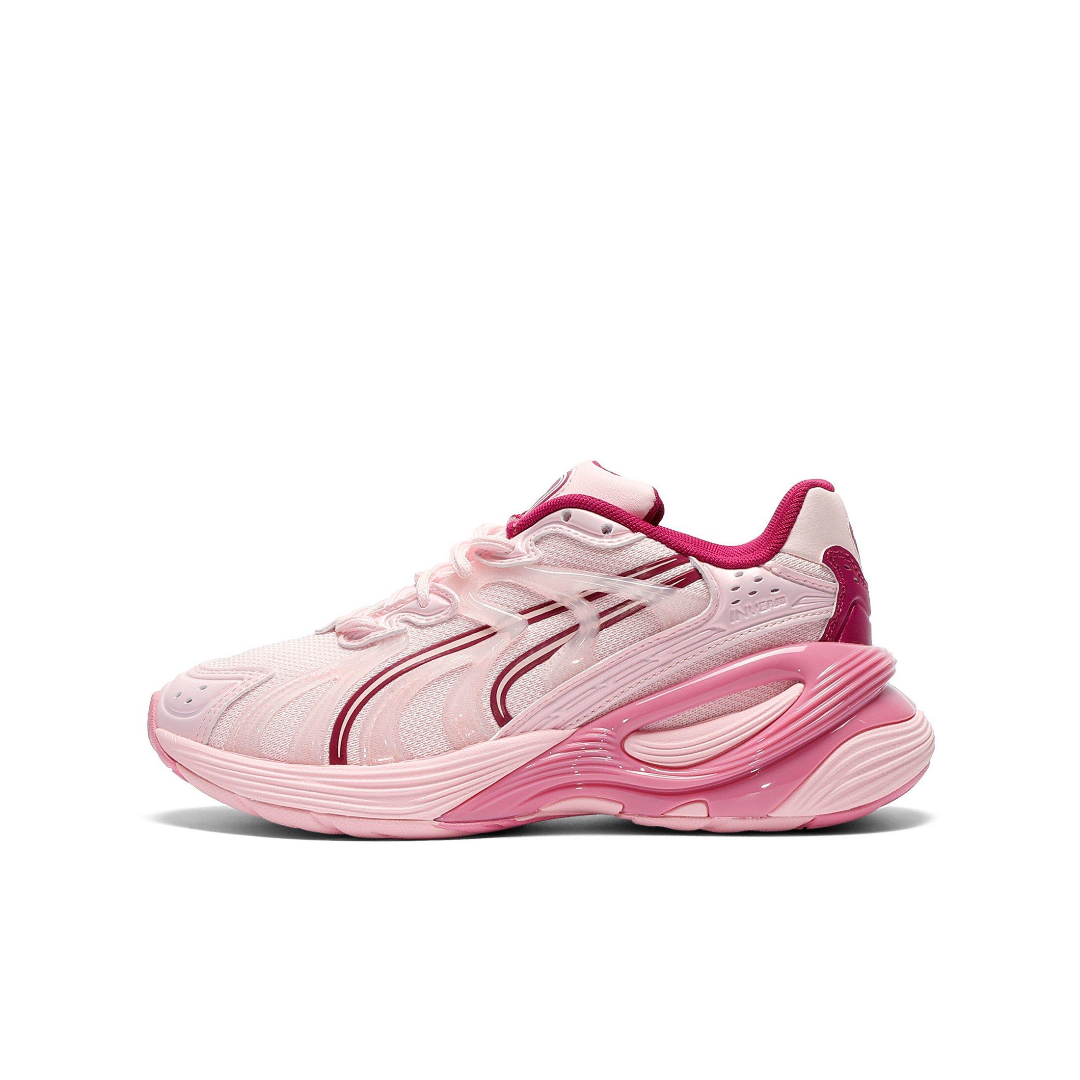 PUMA Inverse Glimmer Grade School Girls' "Whisp Of Pink/Jasmine Flower/Magenta Gleam" Shoe
