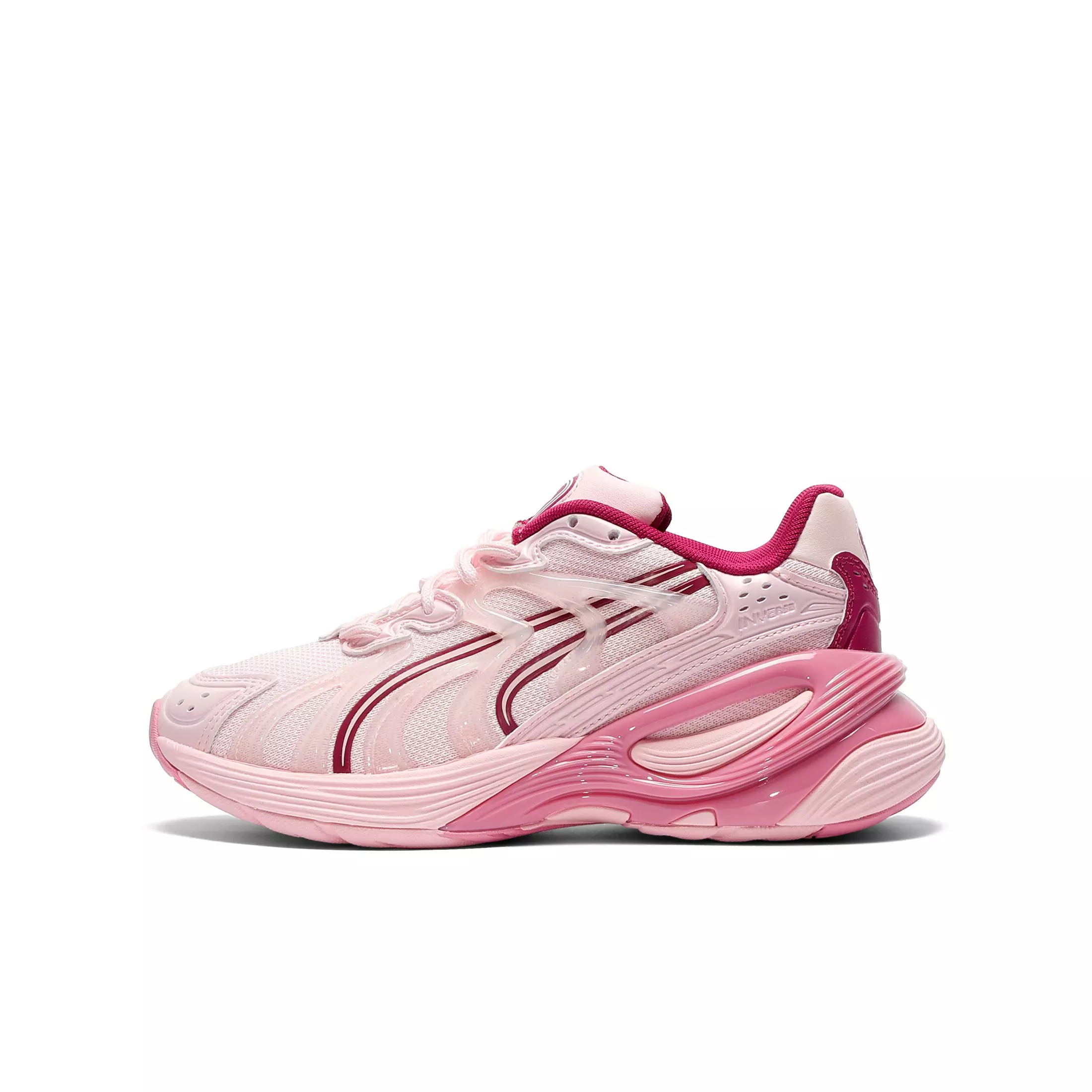 PUMA Inverse Glimmer "Whisp Of Pink/Jasmine Flower/Magenta Gleam" Grade School Girls' Shoe - PINK/JASMINE/MAGENTA