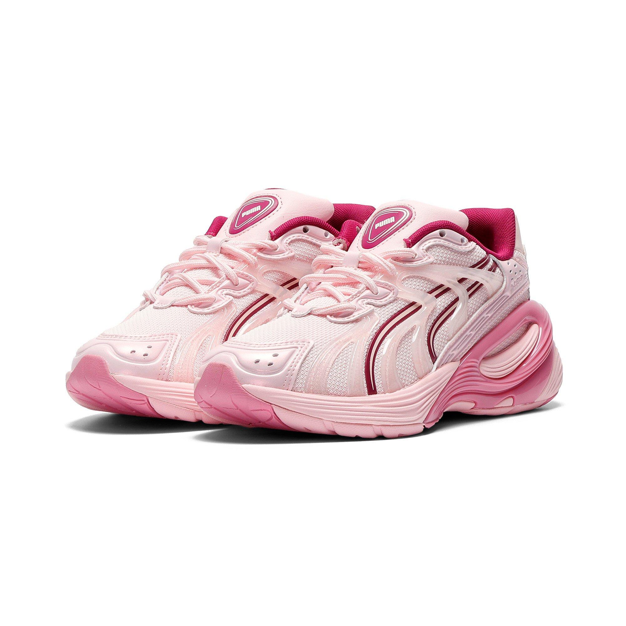 PUMA Inverse Glimmer Grade School Girls' "Whisp Of Pink/Jasmine Flower/Magenta Gleam" Shoe