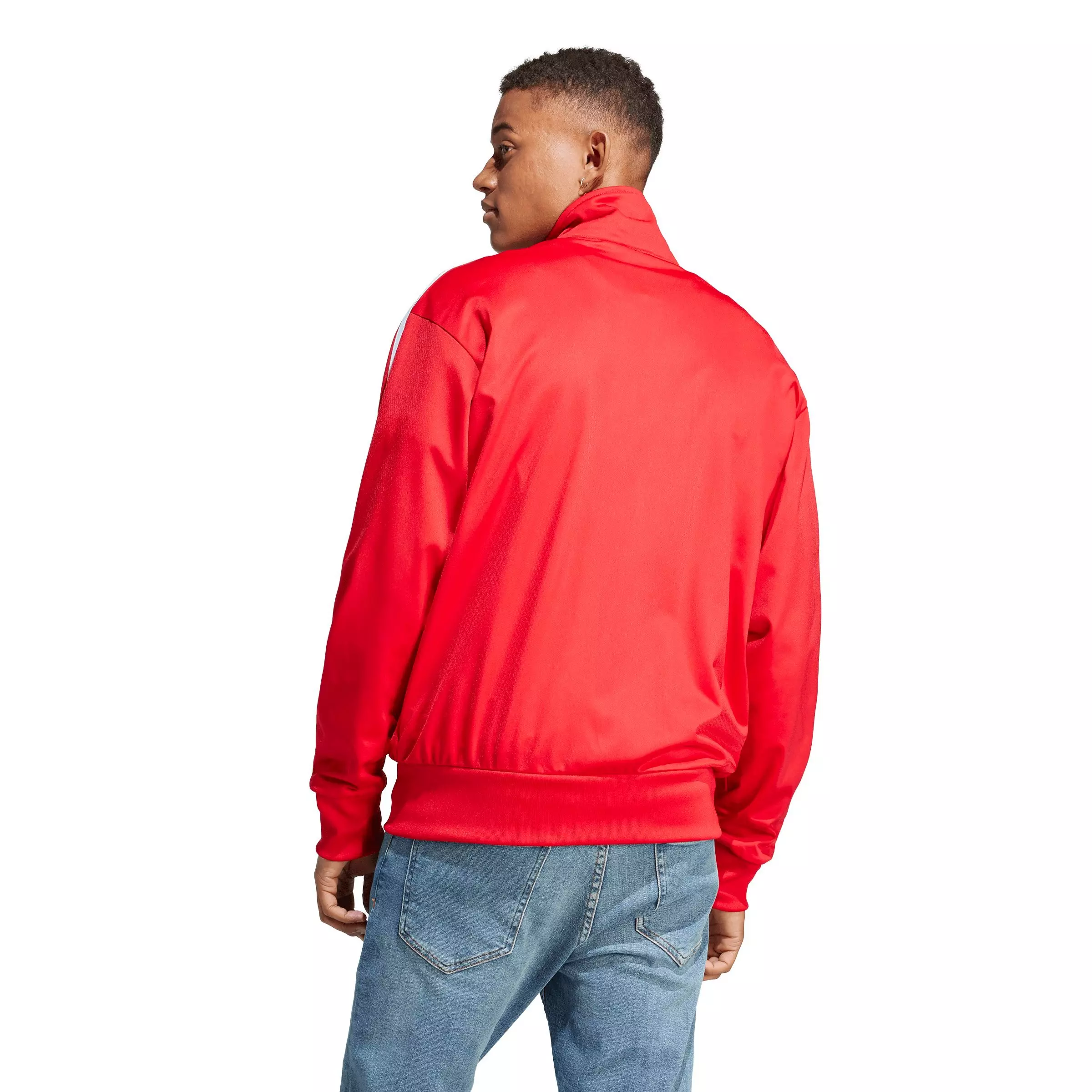 adidas Originals Men's Adicolor Classics Firebird Tracktop- Red - RED