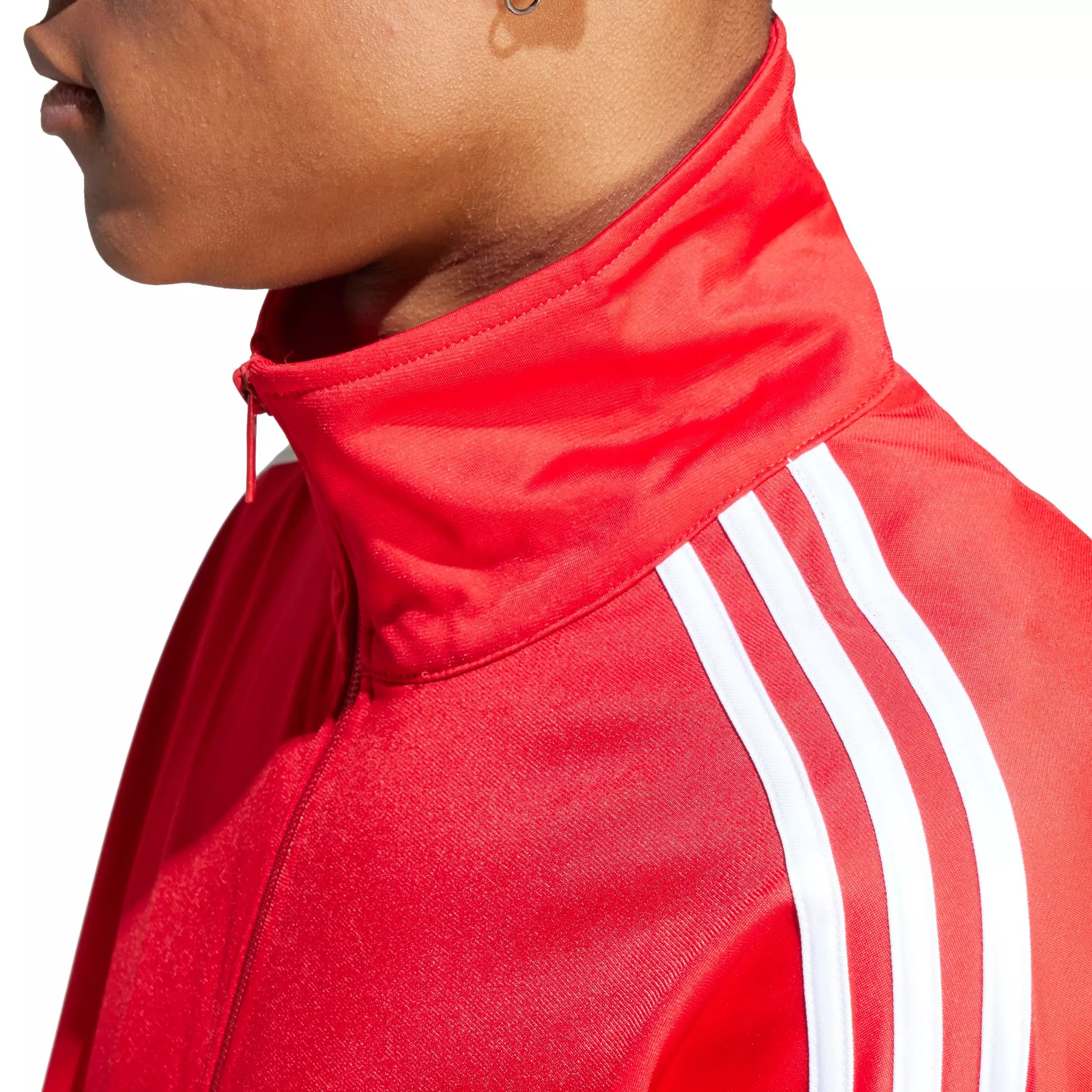 adidas Originals Men's Adicolor Classics Firebird Tracktop- Red - RED