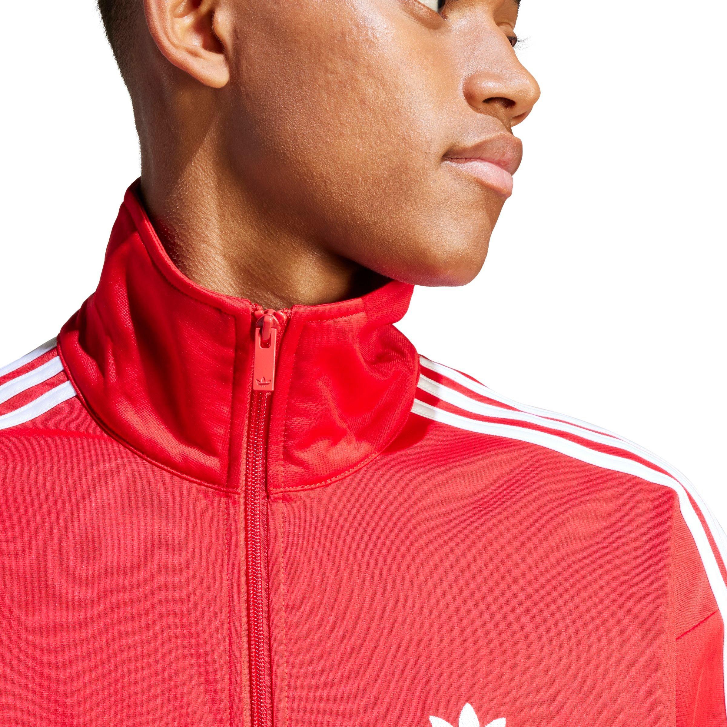 adidas Originals Men's Adicolor Classics Firebird Tracktop- Red - RED Thumbnail View 4