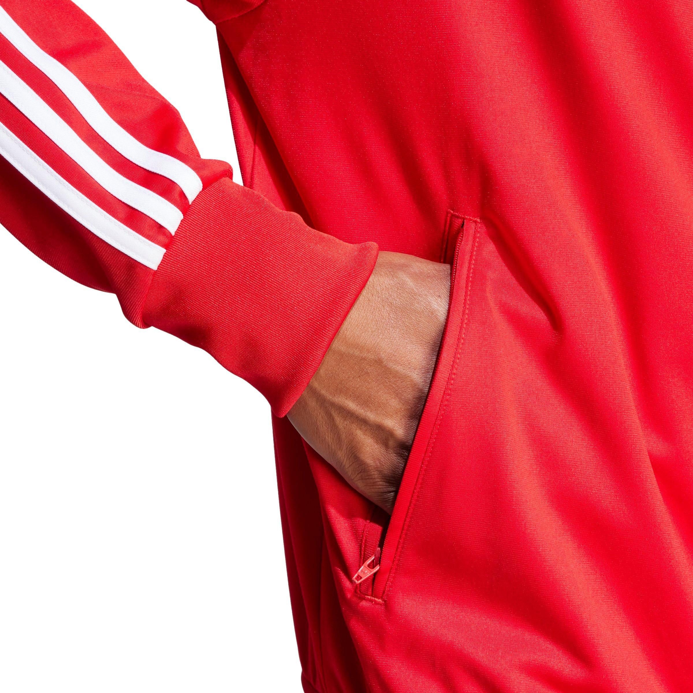 adidas Originals Men's Adicolor Classics Firebird Tracktop- Red - RED Thumbnail View 5