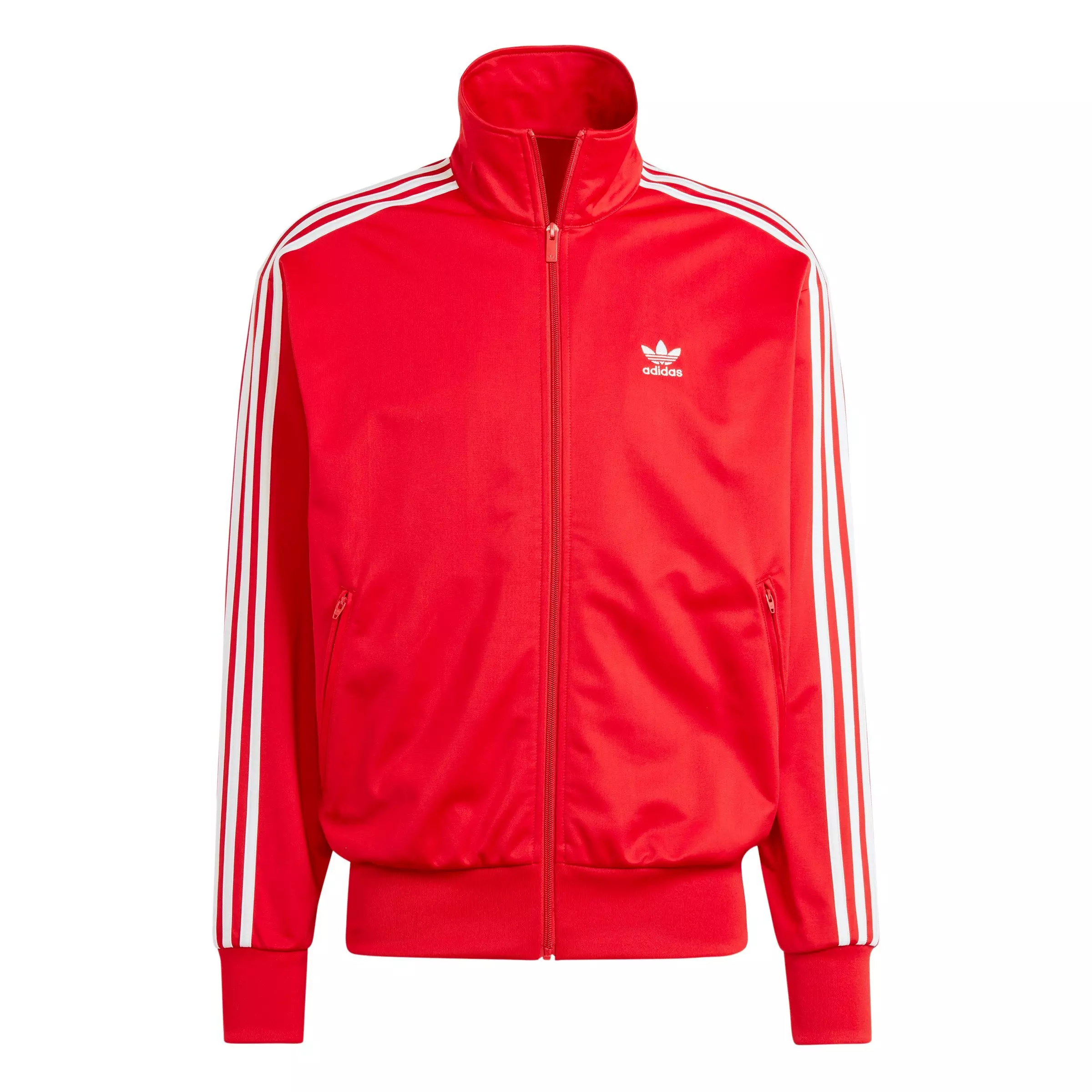 adidas Originals Men's Adicolor Classics Firebird Tracktop- Red - RED