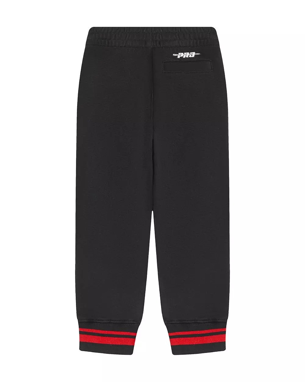 Pro Standard Toddler Boys' NBA Atlanta Hawks Retro Classic Rib Sweatpants -Black/Red - BLACK/RED