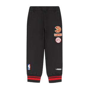 Pro Standard Toddler Boys' NBA Atlanta Hawks Retro Classic Rib Sweatpants -Black/Red