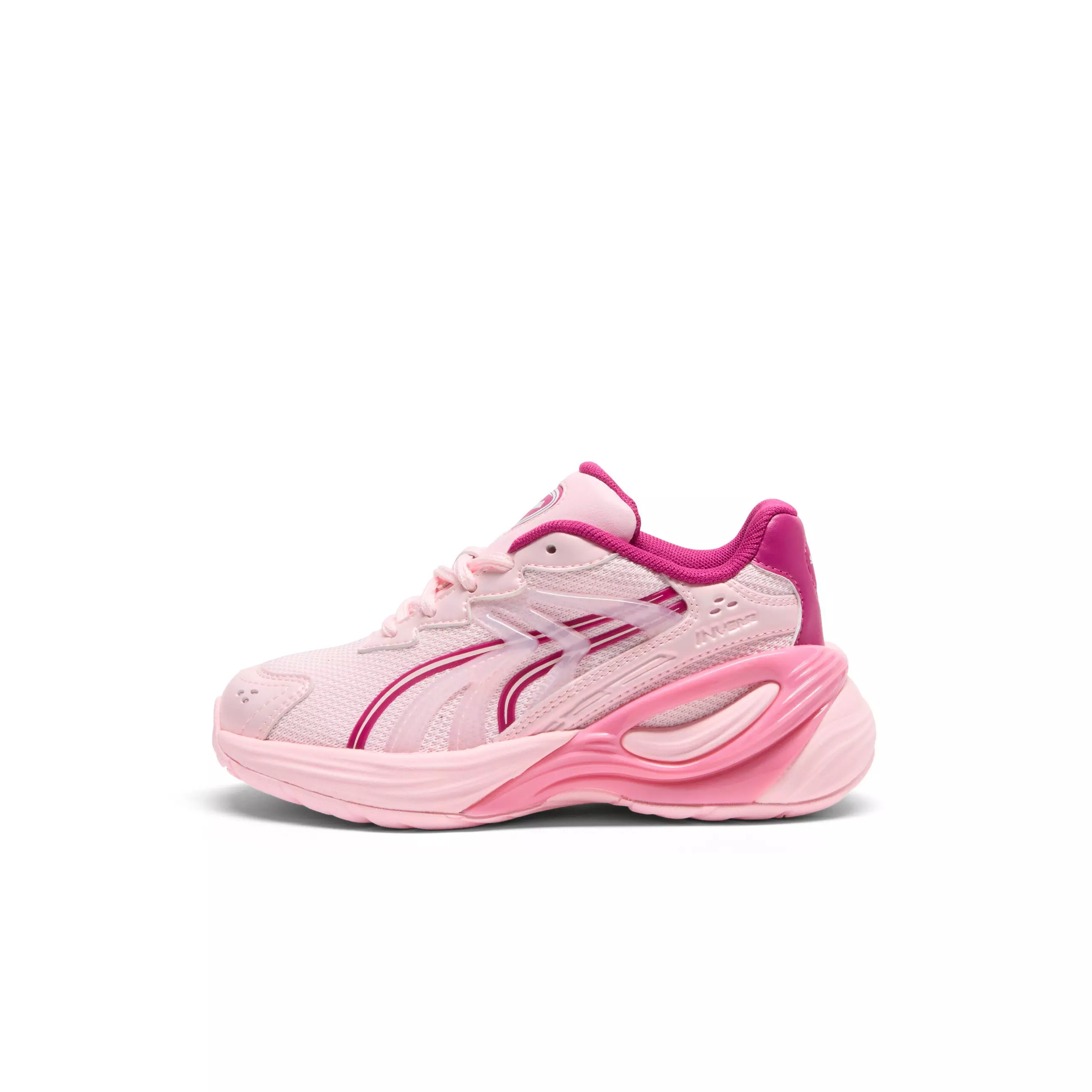 PUMA Inverse Glimmer "Whisp Of Pink/Jasmine Flower/Magenta Gleam" Preschool Girls' Shoe - PINK/JASMINE/MAGENTA