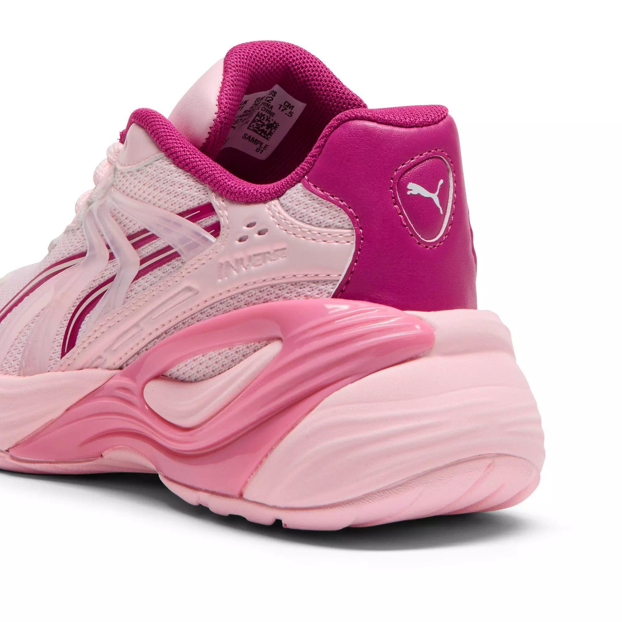 PUMA Inverse Glimmer "Whisp Of Pink/Jasmine Flower/Magenta Gleam" Preschool Girls' Shoe - PINK/JASMINE/MAGENTA