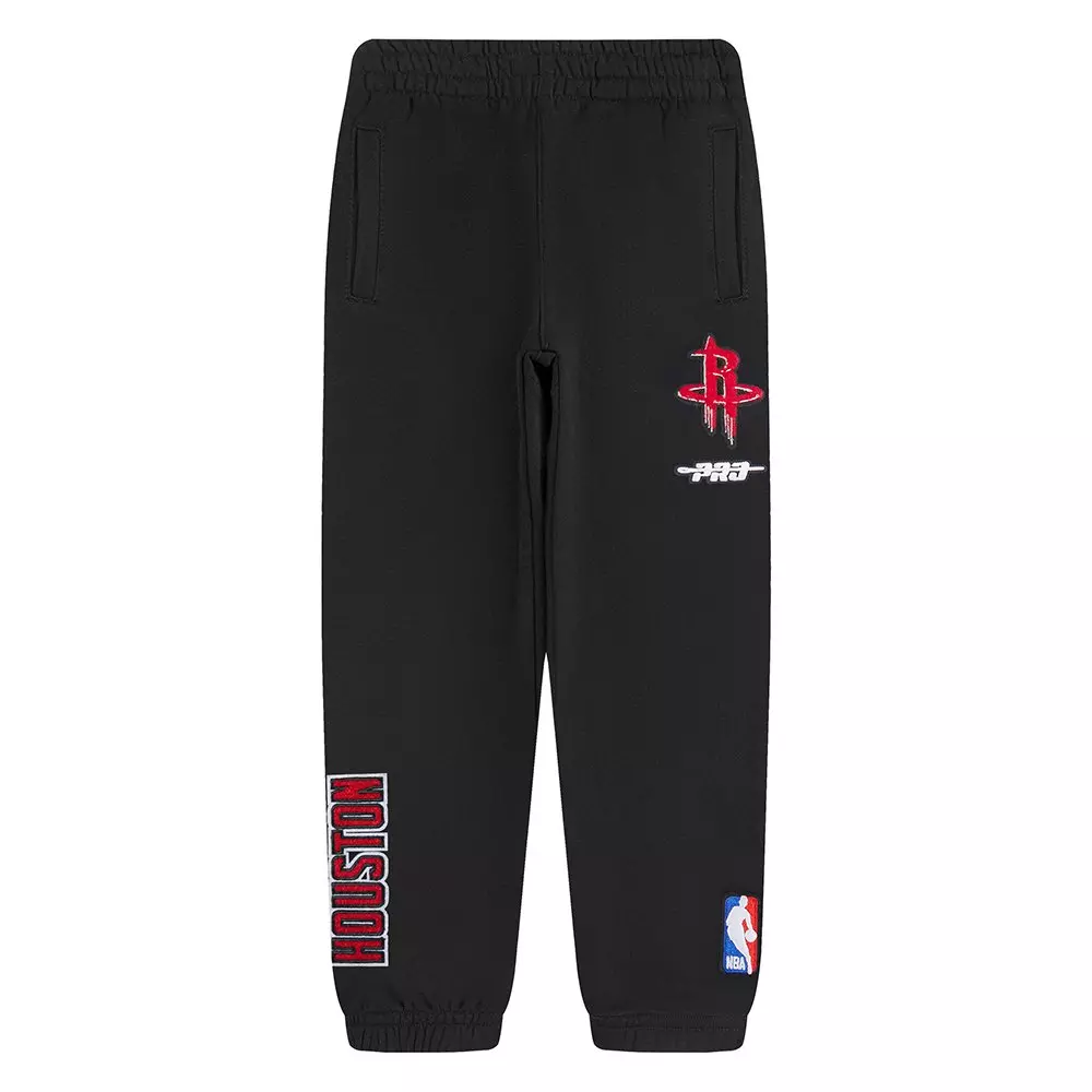 Pro Standard Toddler​ Boys​' NBA Houston Rockets​ Retro Classic​ Sweatpants - Black - BLACK