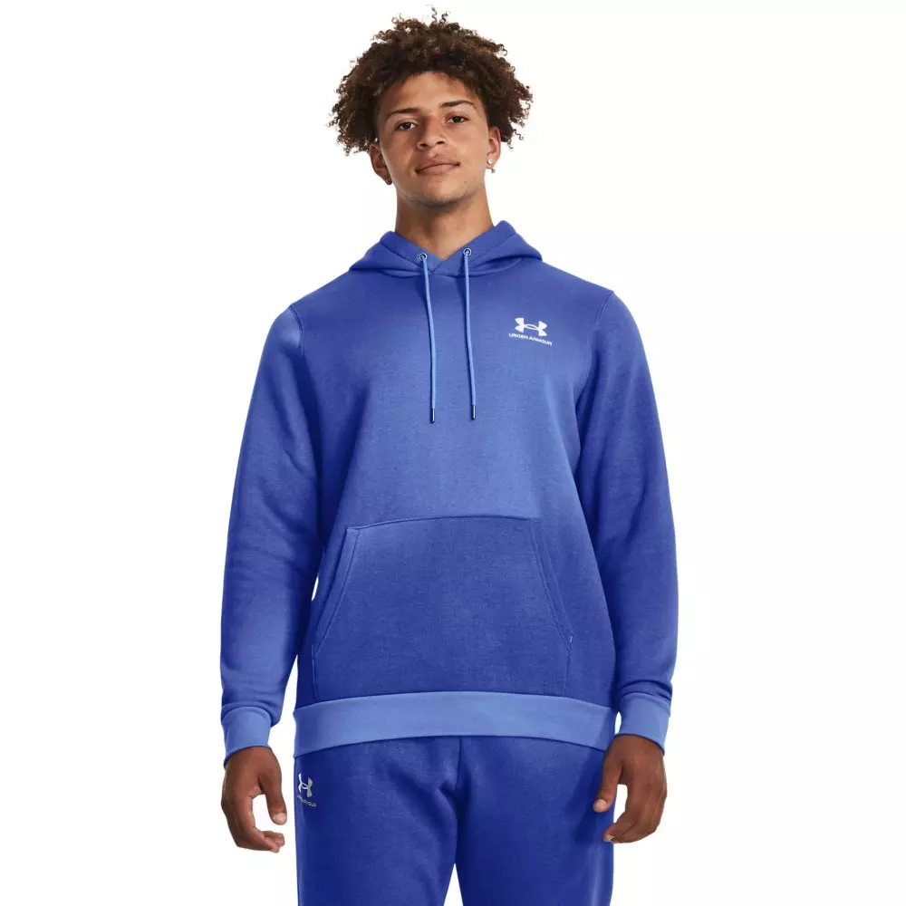 Under Armour Men's Essential Fleece Novelty Hoodie - ROYAL/WHITE