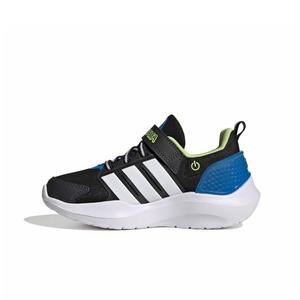 adidas Lightorama Runner "Core Black/Ftwr White/Lucid Ray Blue" Preschool Boys' Shoe - BLACK/WHITE/BLUE