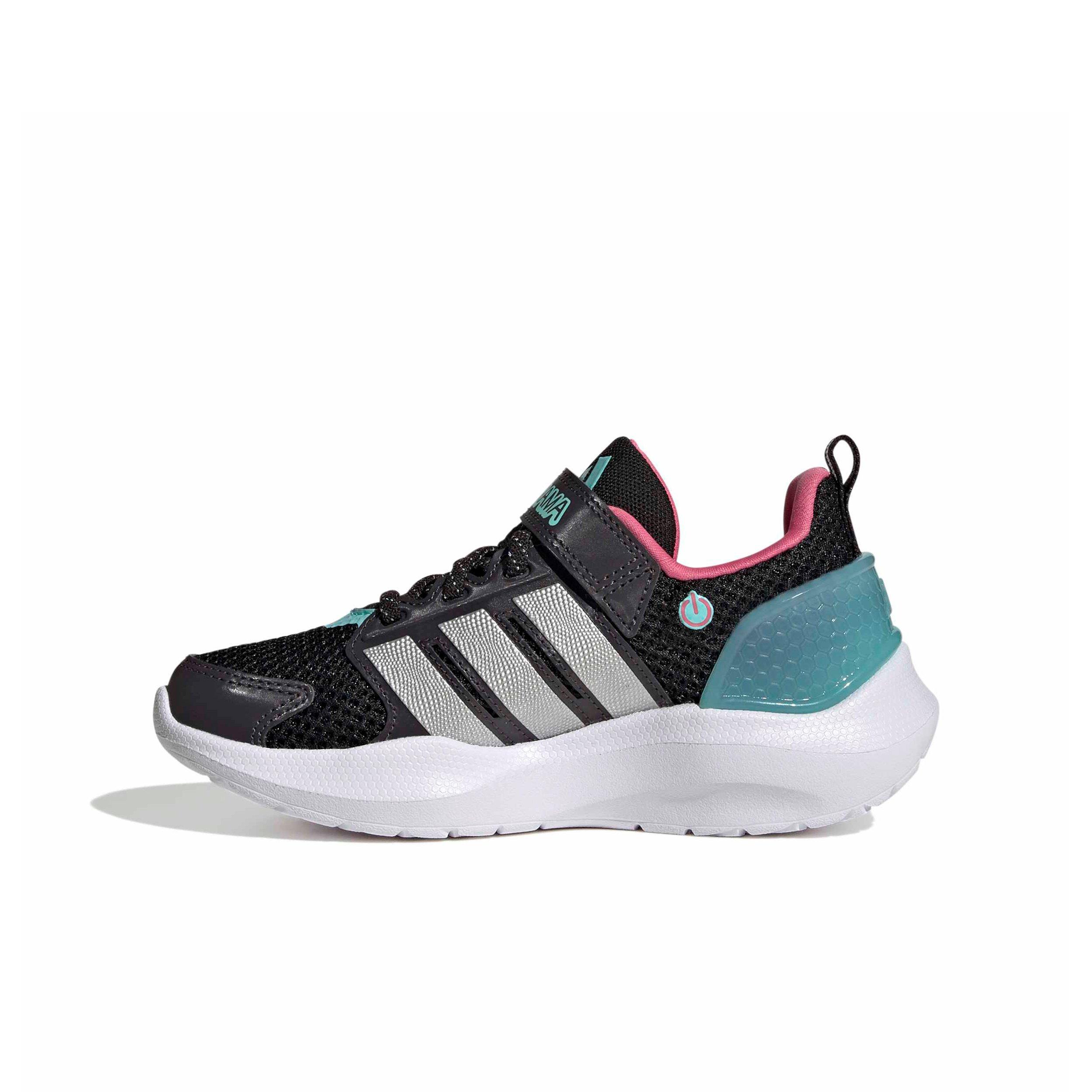 adidas Lightorama Runner "Core Black/Silver Metallic/Aurora Black" Preschool Boys' Shoe - BLACK/SILVER/BLACK