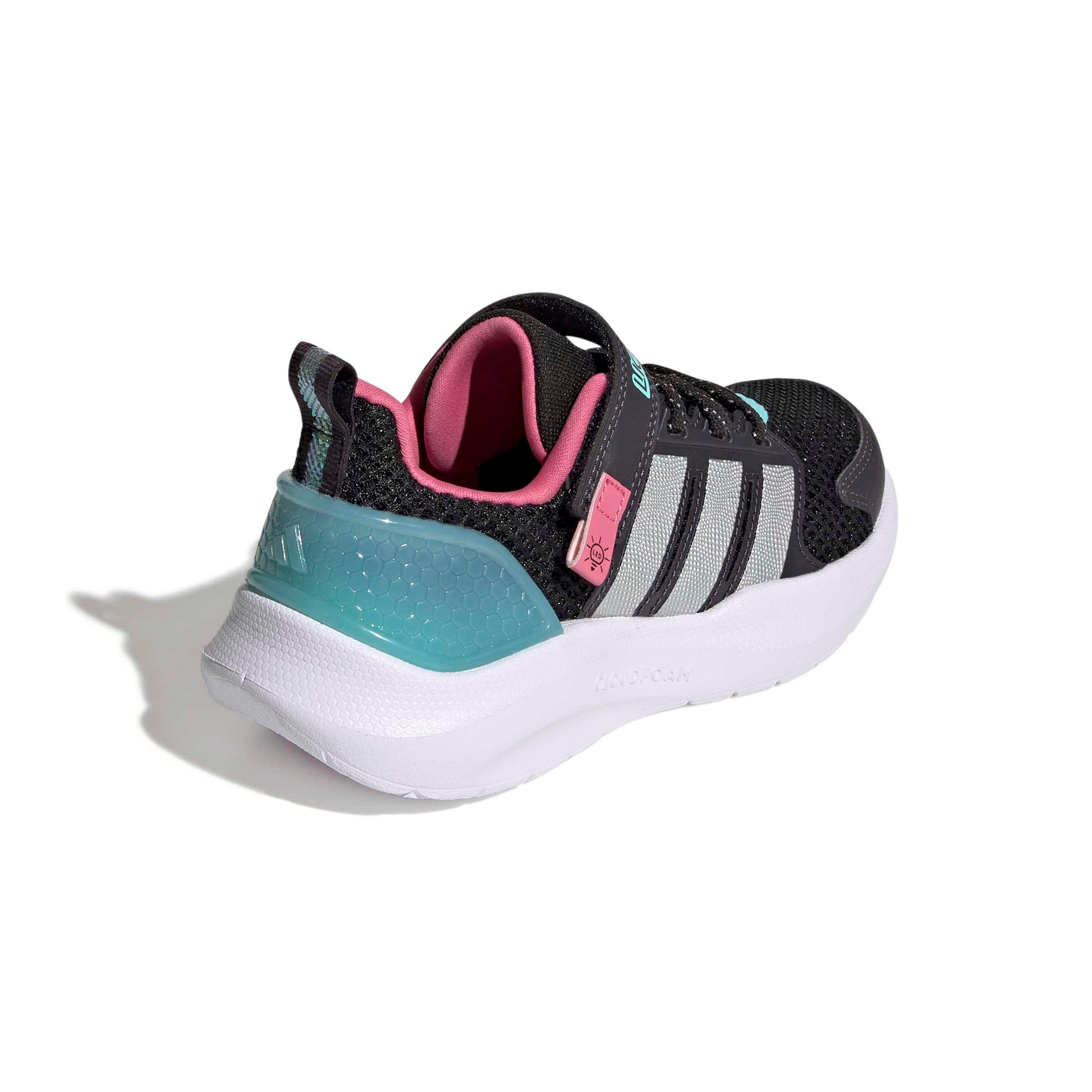 adidas Lightorama Runner "Core Black/Silver Metallic/Aurora Black" Preschool Boys' Shoe - BLACK/SILVER/BLACK