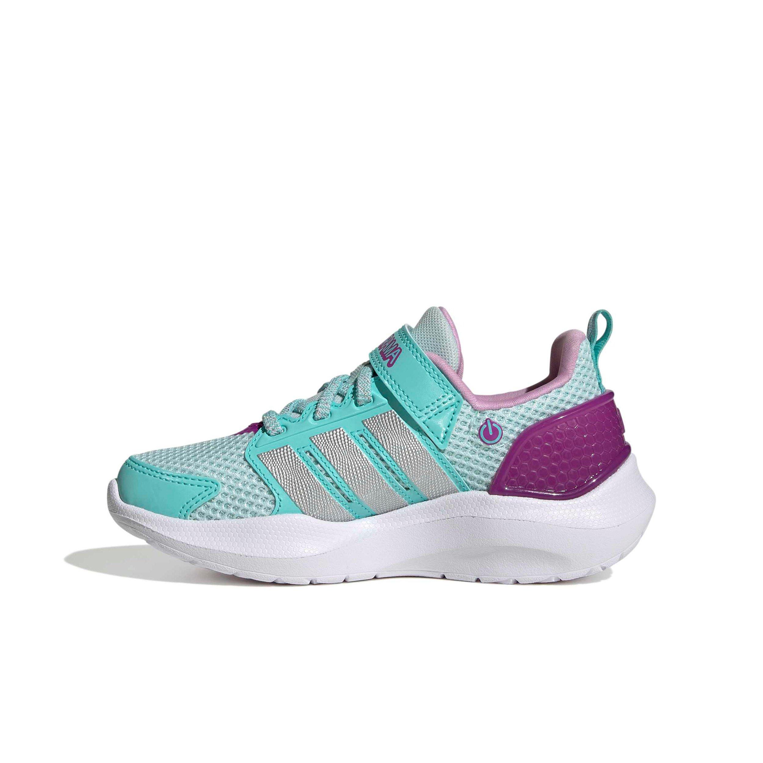 adidas Lightorama Runner "Halo Mint/Silver Metallic/Flash Aqua" Preschool Girls' Shoe - MINT/SILVER/AQUA