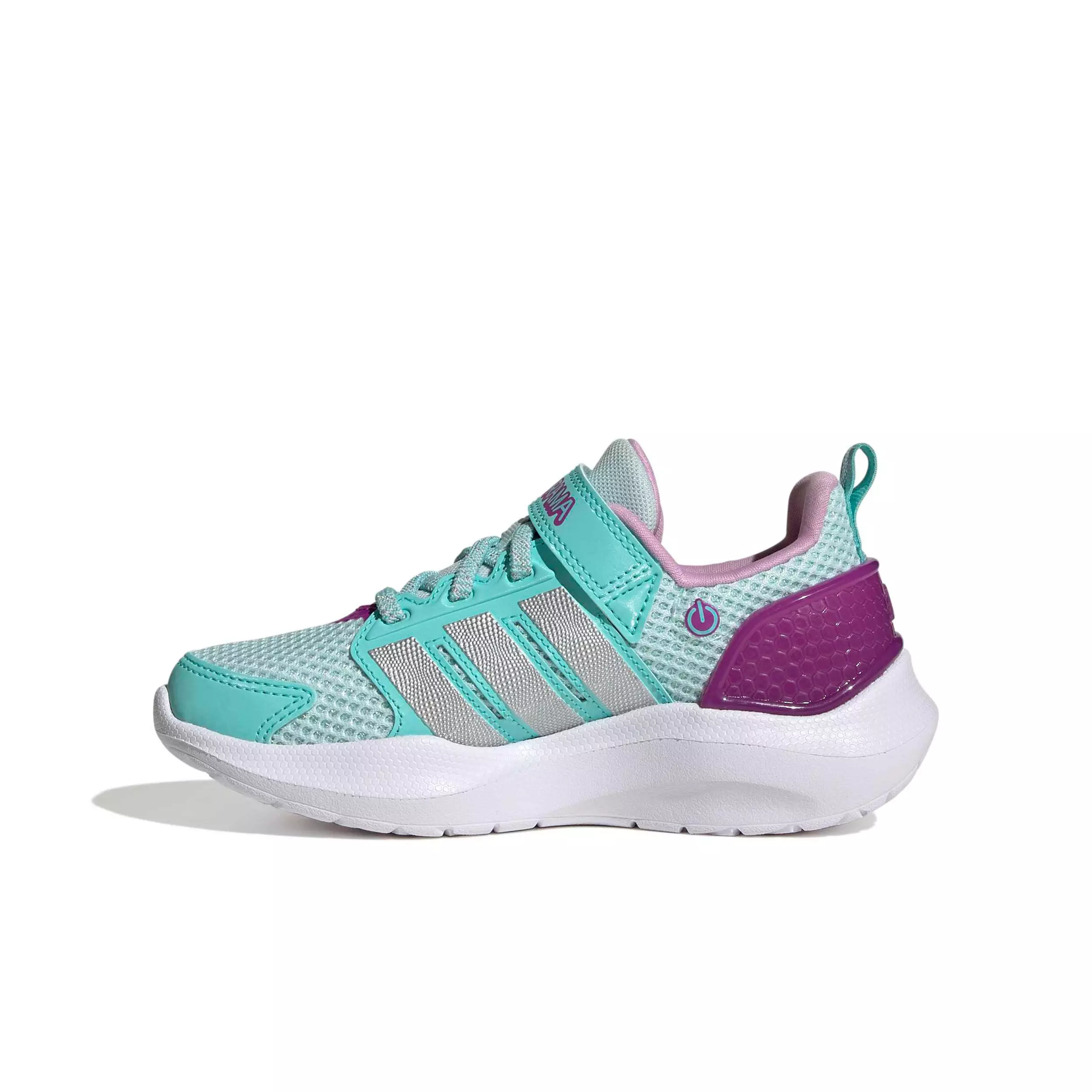 adidas Lightorama Runner "Halo Mint/Silver Metallic/Flash Aqua" Preschool Girls' Shoe - MINT/SILVER/AQUA