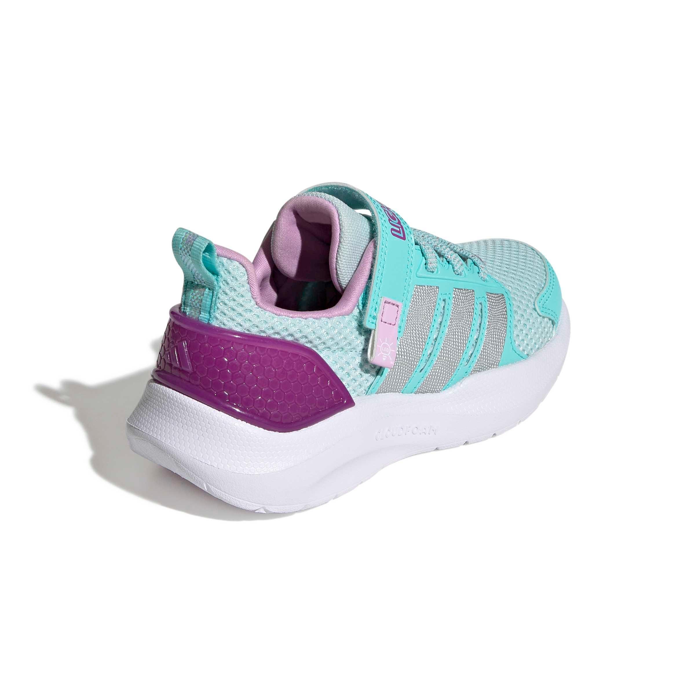 adidas Lightorama Runner "Halo Mint/Silver Metallic/Flash Aqua" Preschool Girls' Shoe - MINT/SILVER/AQUA