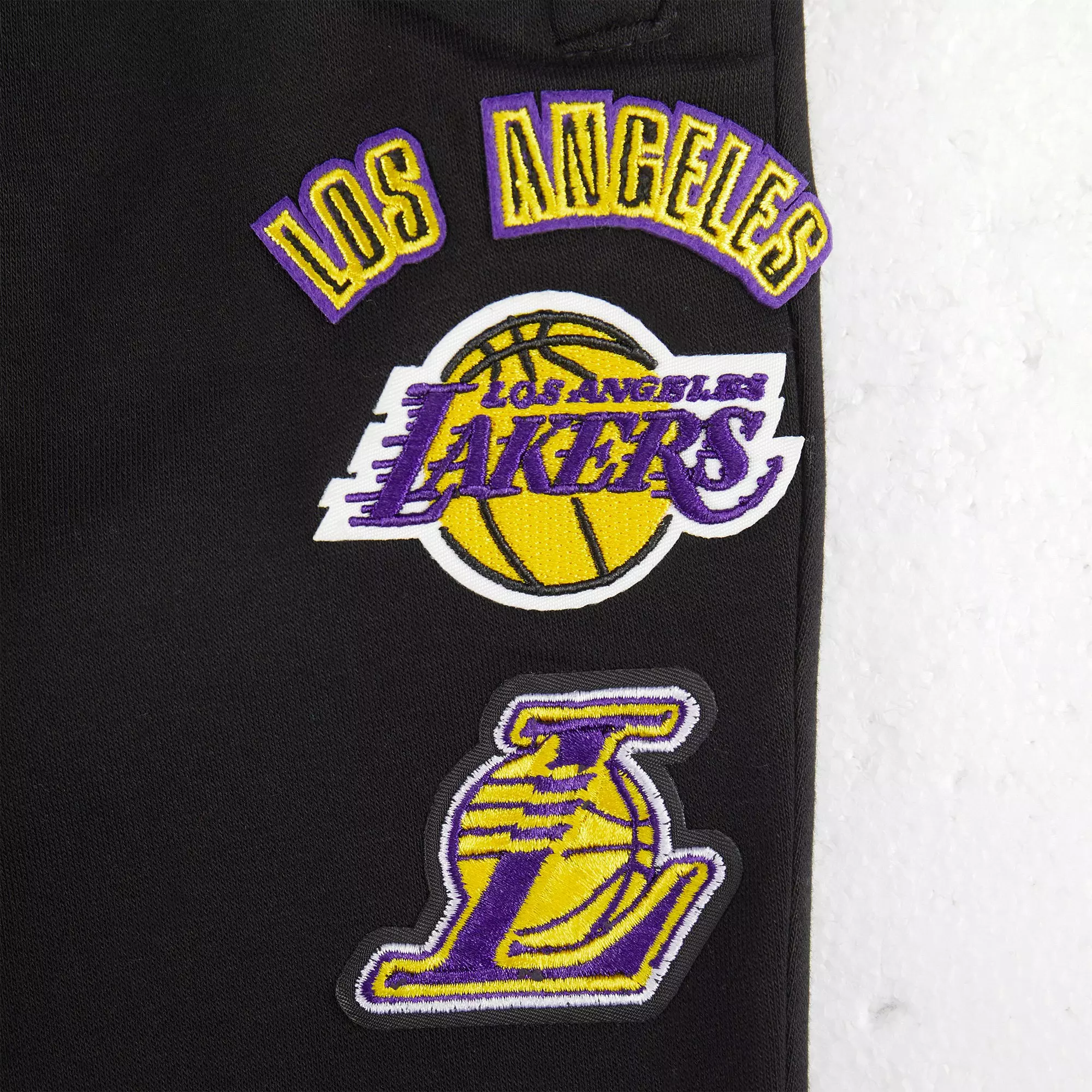 Pro Standard Toddler Boys' Los Angeles Lakers Retro Classic Sweatpants -Black/Purple - BLACK/PURPLE