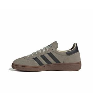 adidas Originals Handball Spezial "Silver Pebble/Core Black/Gum 5" Grade School Girls' Shoe - SILVER/BLACK/GUM