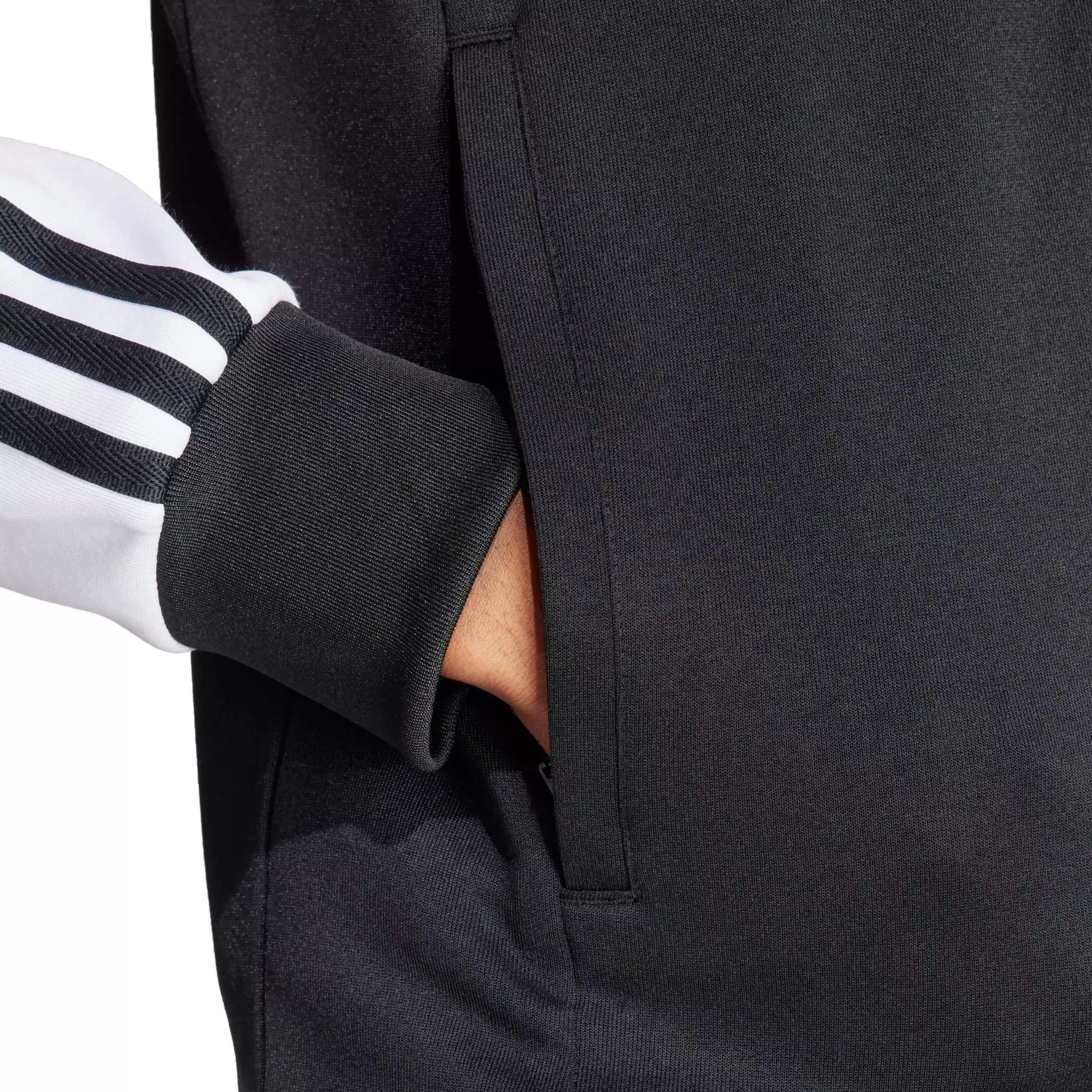 adidas Originals Men's Adicolor Classics SST Track Jacket-Black/White - BLACK/WHITE