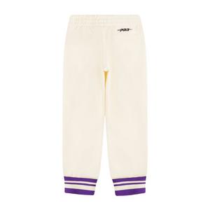 Pro Standard Toddler Boys' Los Angeles Lakers Retro Classic Sweatpants -White/Purple