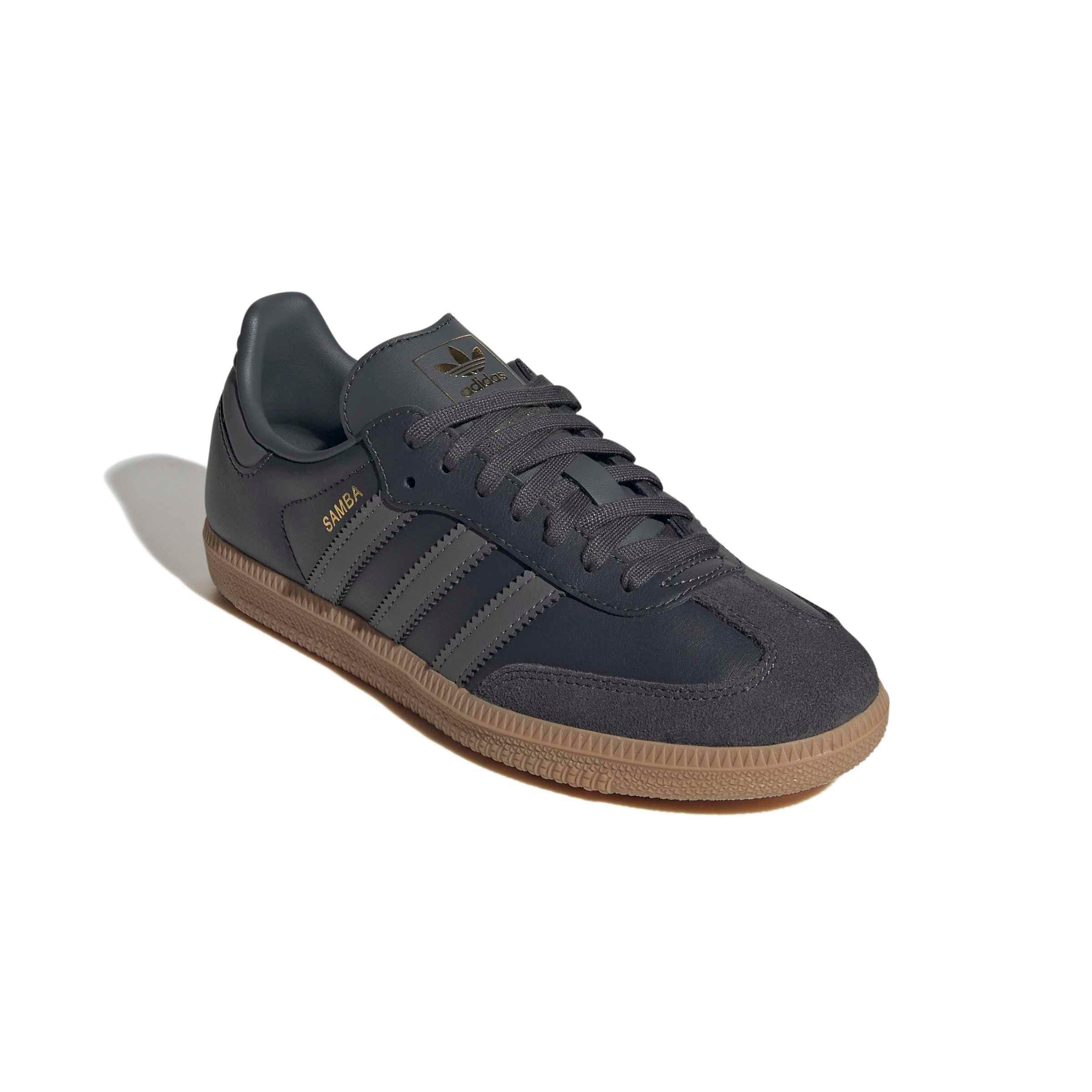 adidas Originals Samba OG "Grey Six/Grey Four/Gum 4" Grade School Boys' Shoe - GREY/GREY/GUM